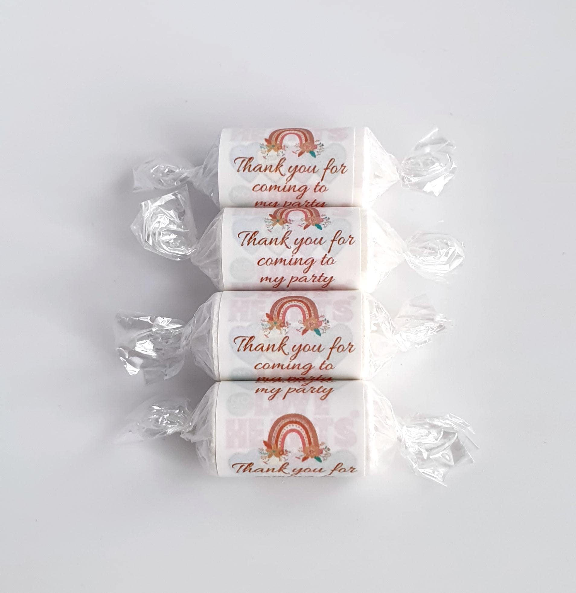 Love Heart Sweets | Personalised sticker | Brown Theme | Wedding | Baby Shower | Birthday Party Favours | Swizzels Love Hearts| Vegan Sweets
