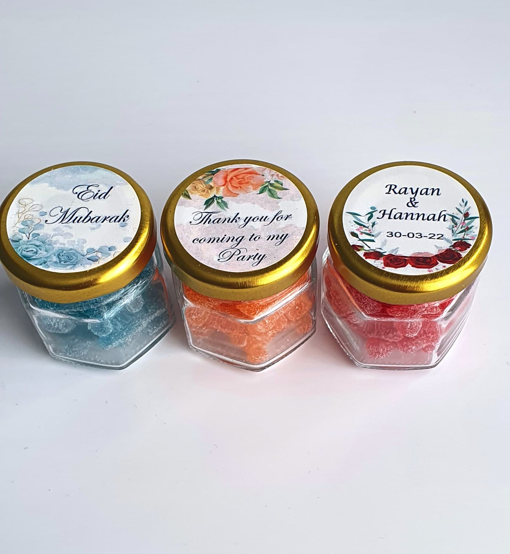 Personalized Halal Sweet Favour Jars, Eid, Wedding, Baby Shower - image 3