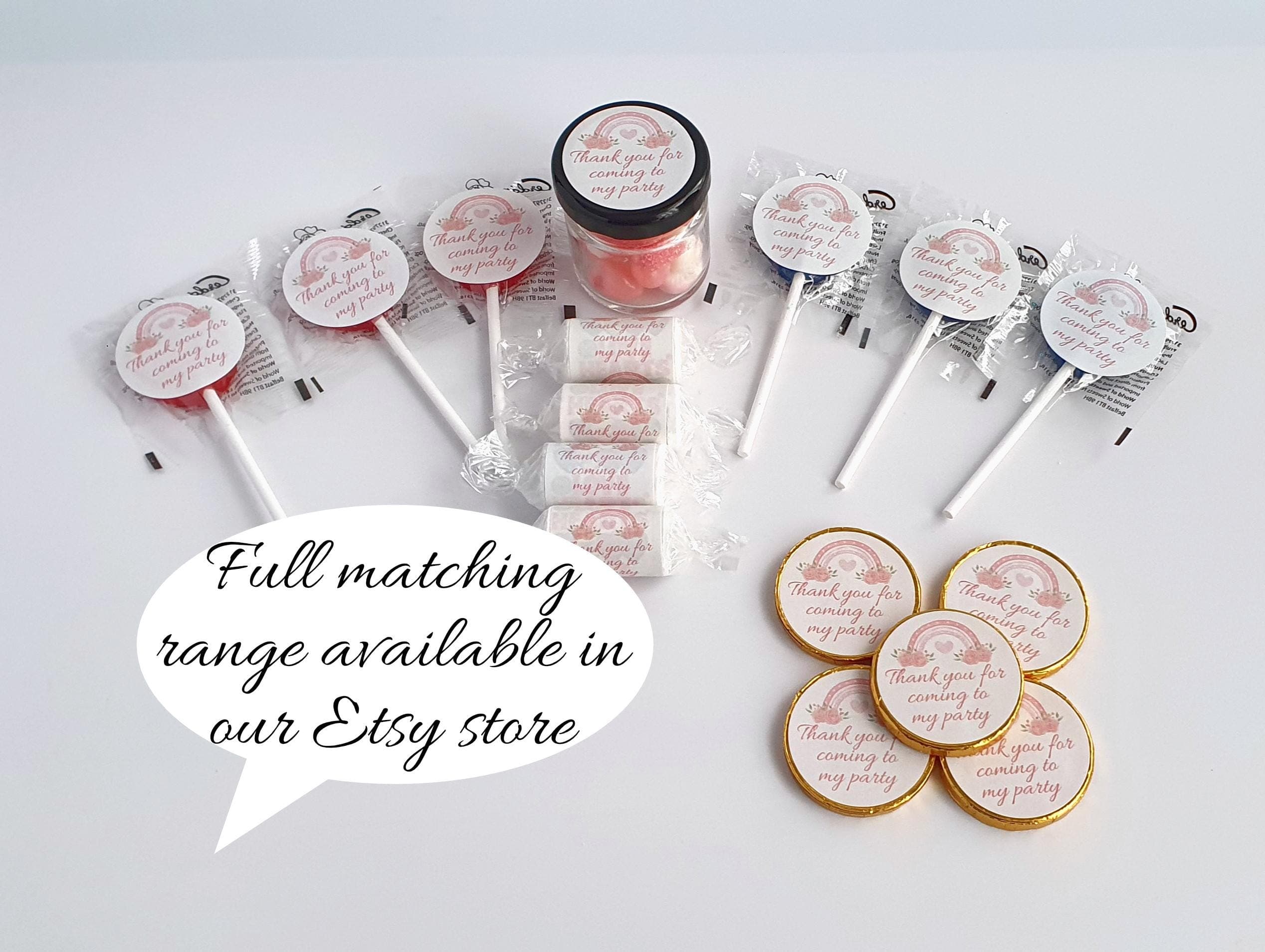 Pink Personalised Chocolate Coins | Wedding Favours | Baby Shower | Birthday Party | Chocolate Favours| Bridal Shower | Goodie Bag Fillers - image 4