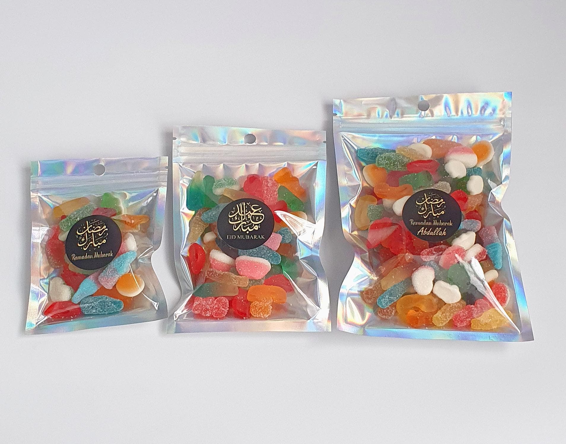 Mixed halal sweet cones for ramadan mubarak or eid mubarak favours or gifts