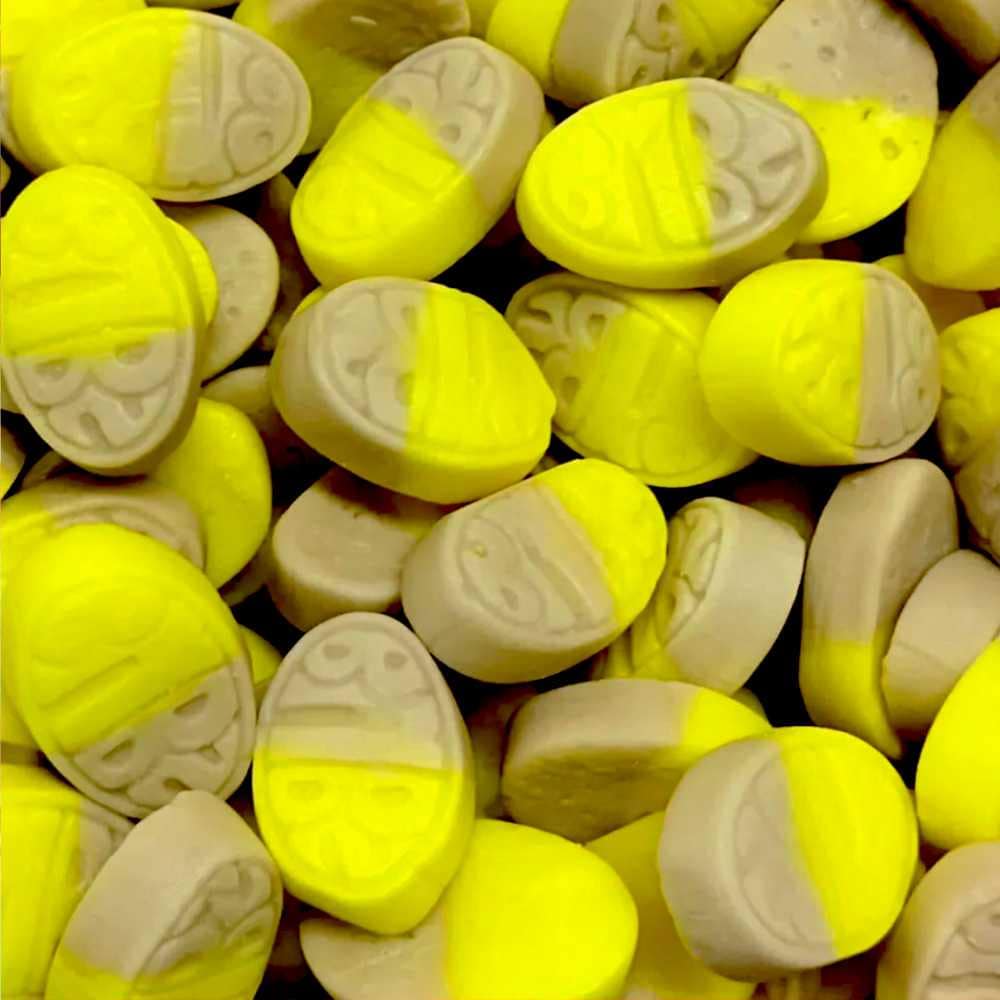 BUBS Mini Sweet Ovals Banana Toffee - Swedish Candy - Pick and Mix