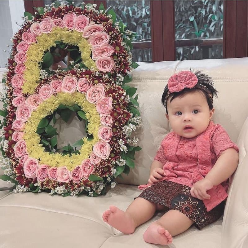 0-12 months Batik Baby girl sets, Baby Batik Photo costume - image 4