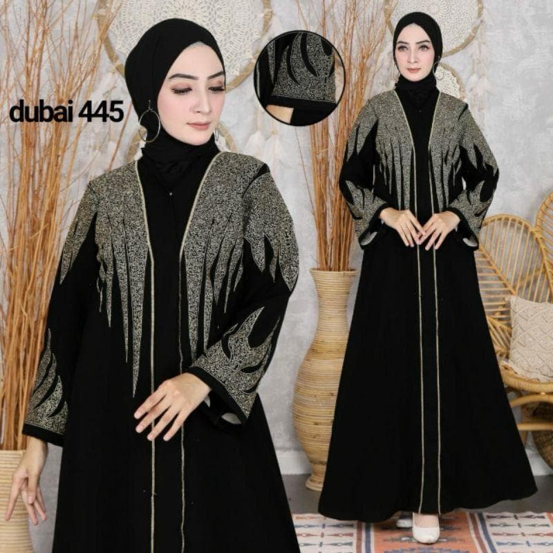 Me and Mommy SHAYBAH Black baby girl abaya set pashmina, Saudi baby girl abaya sets, Umrah baby girl abaya set - image 3