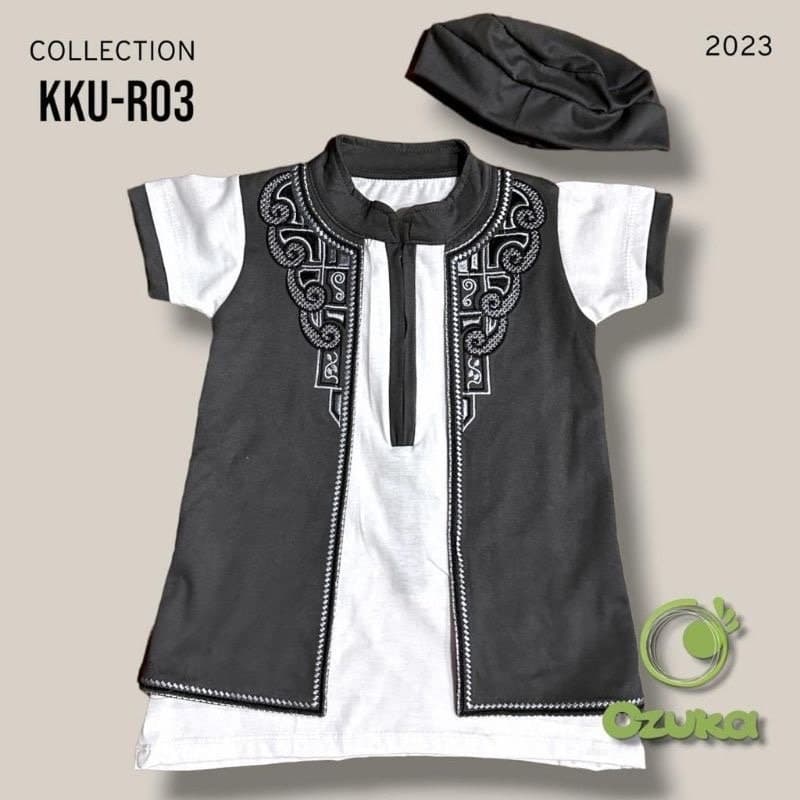 Baby Boy Khamis Outfit, Arabian Style, Head Scarf (0-8 Months)
