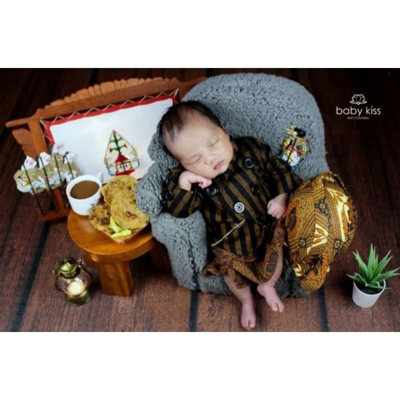 0-24 months Batik Lurik sets baby boy, Baby boy batik costume - image 4