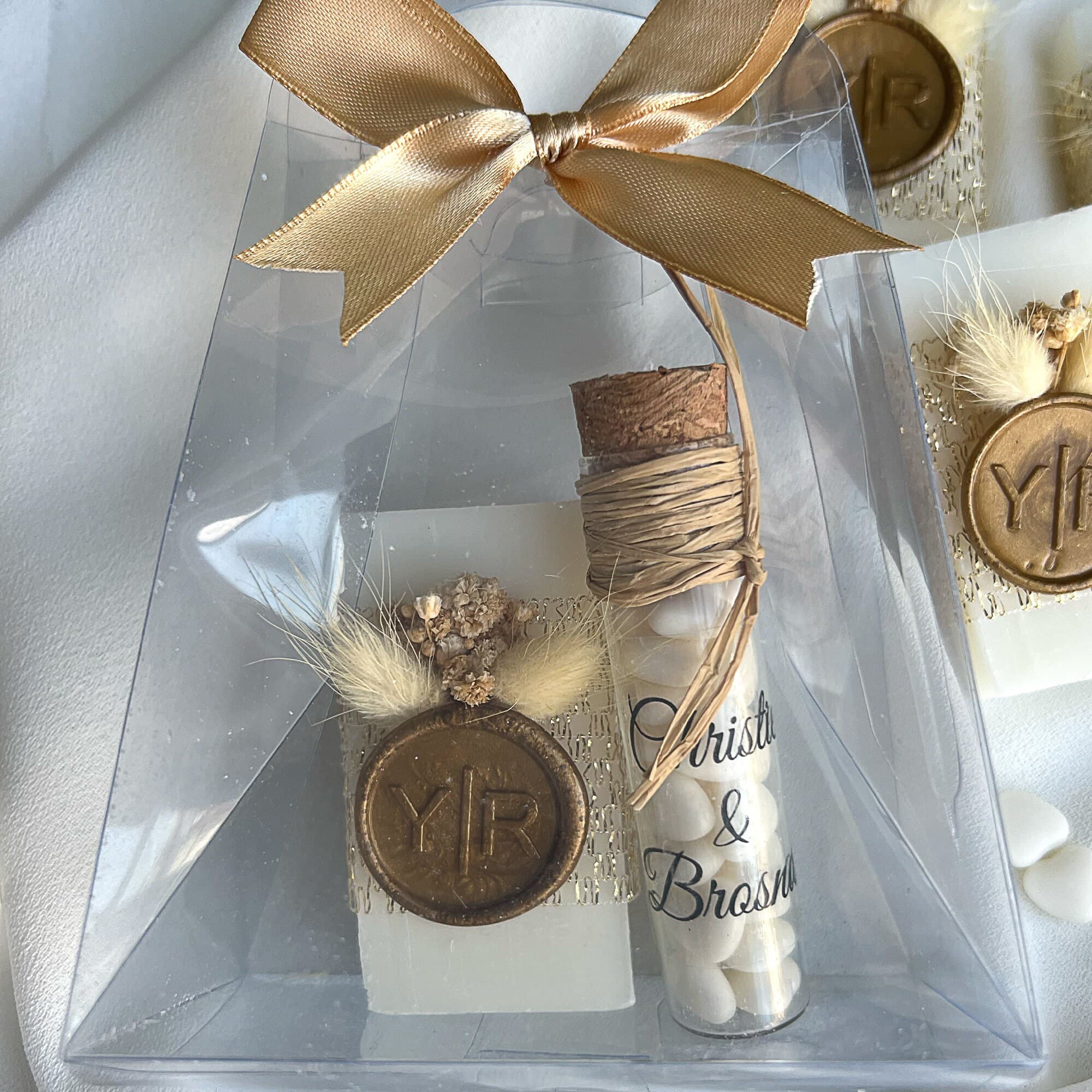 Rustic Wedding Favor Set, Candy and Soap Gift Bag - image 5