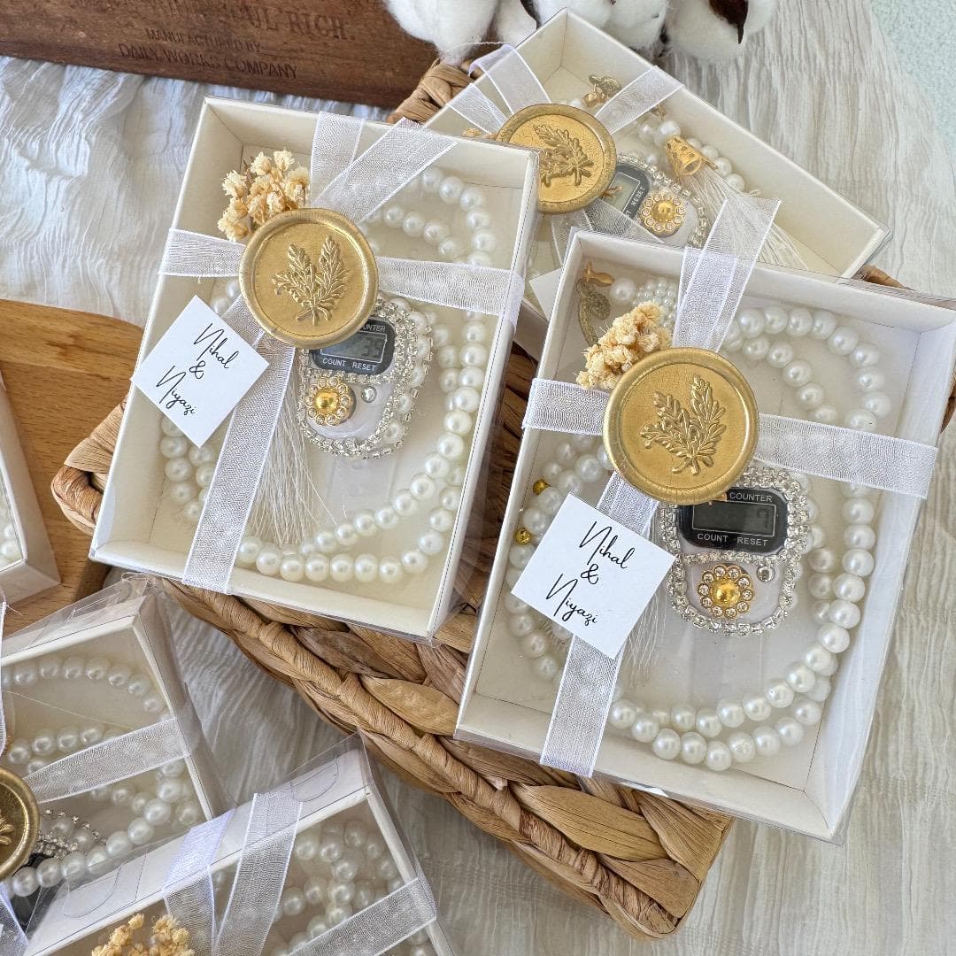 Personalized Islamic Tasbeeh: Wedding Favor Prayer Beads