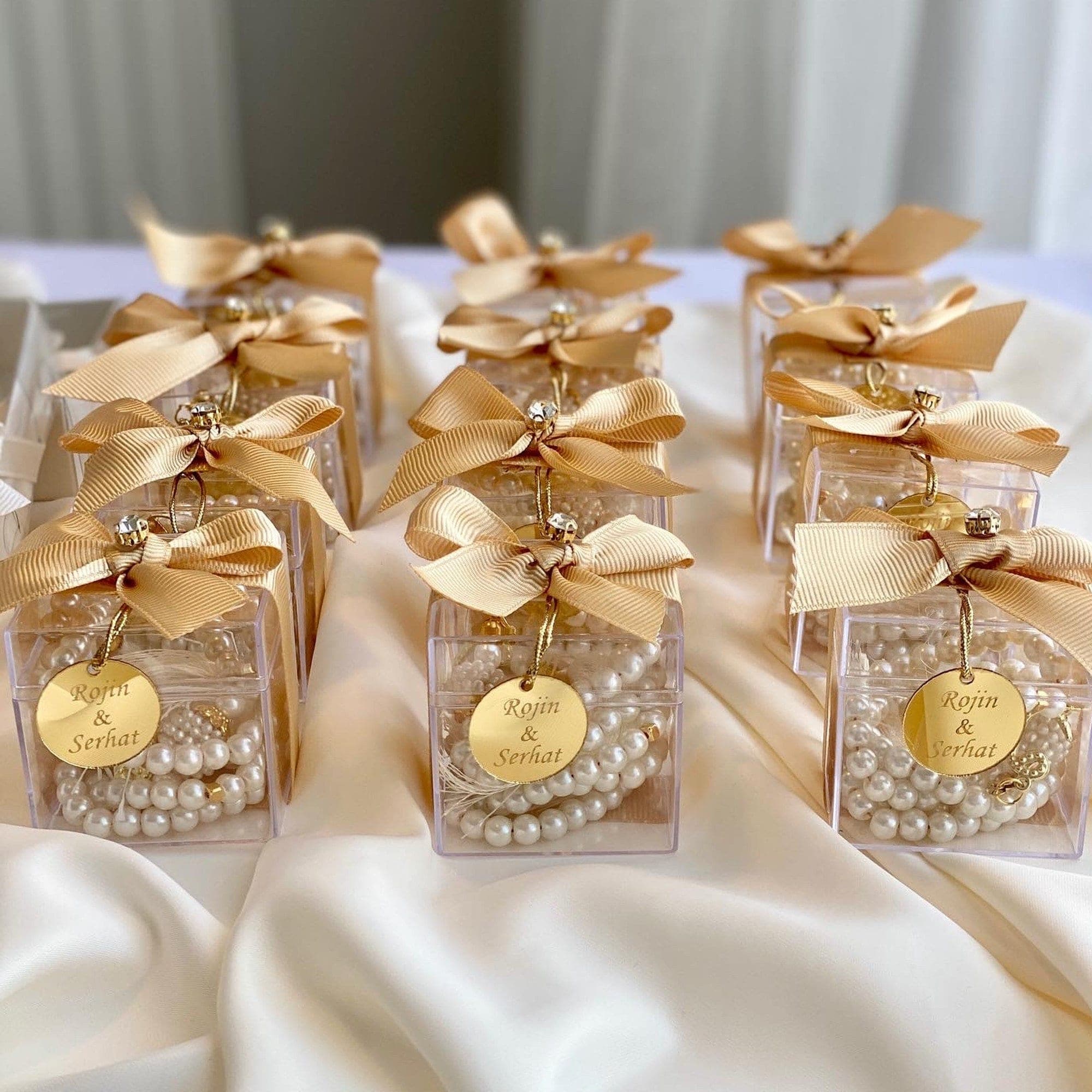 Personalized Pearl Tasbeeh: Islamic Prayer Beads, Eid Favors