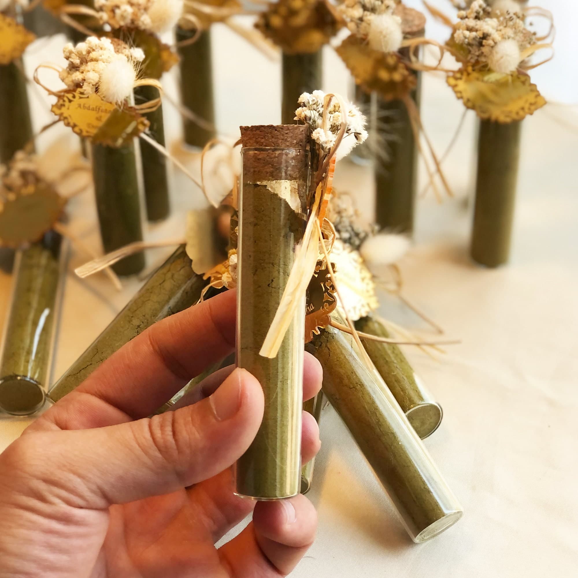 Elegant Wedding Henna Favors: Personalized Henna Bottles - image 4