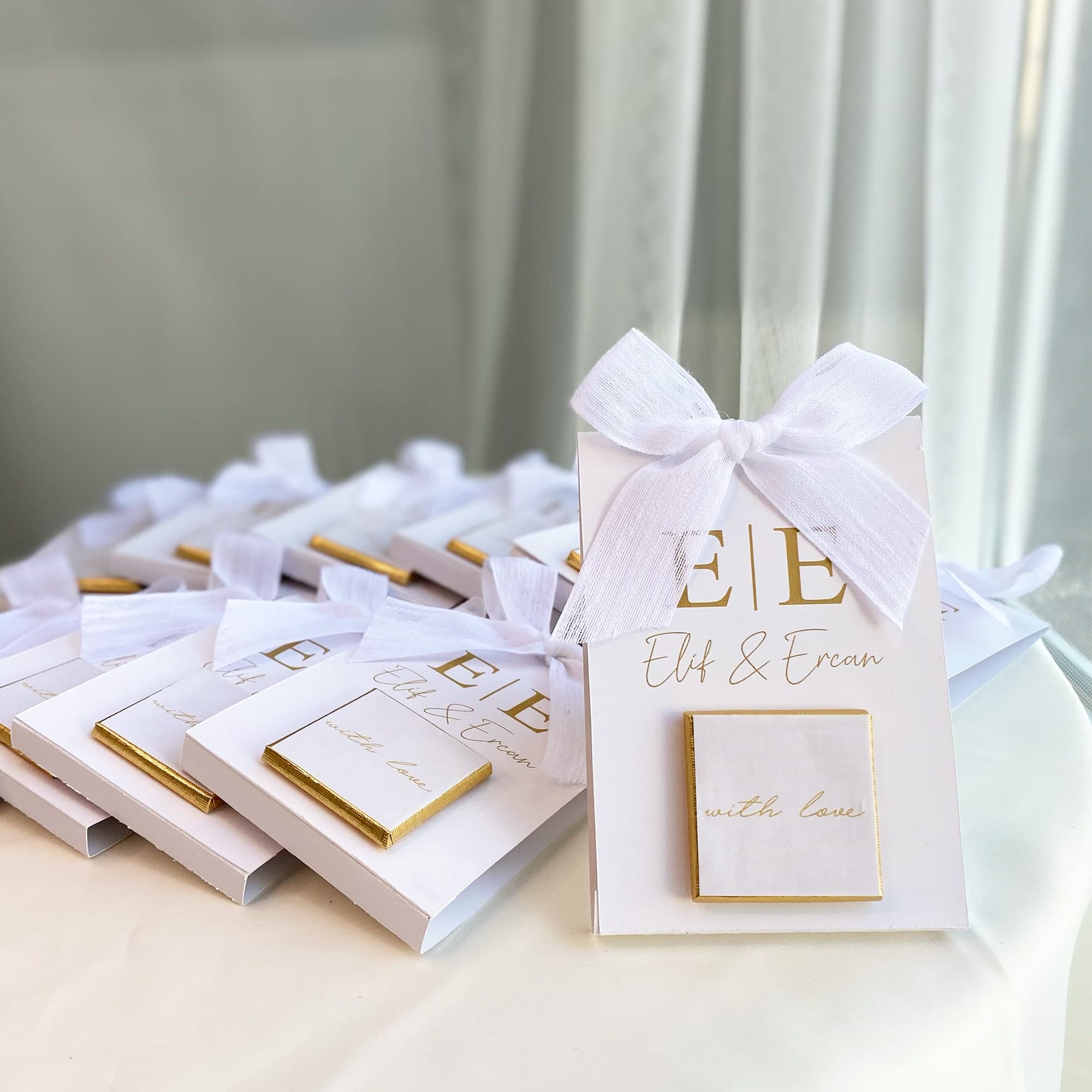 Personalized Wedding Favors: Coffee & Chocolate Rustic Gifts