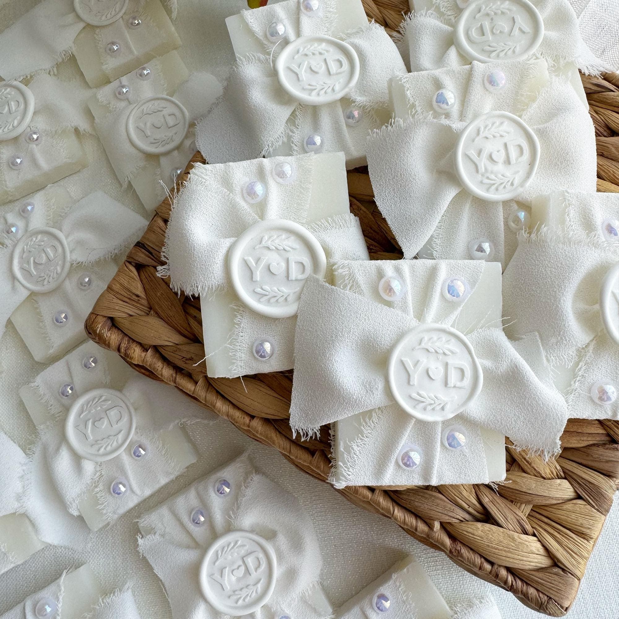 Handmade Pearl Wedding Soap Favors: Elegant Decorative Soaps - image 3