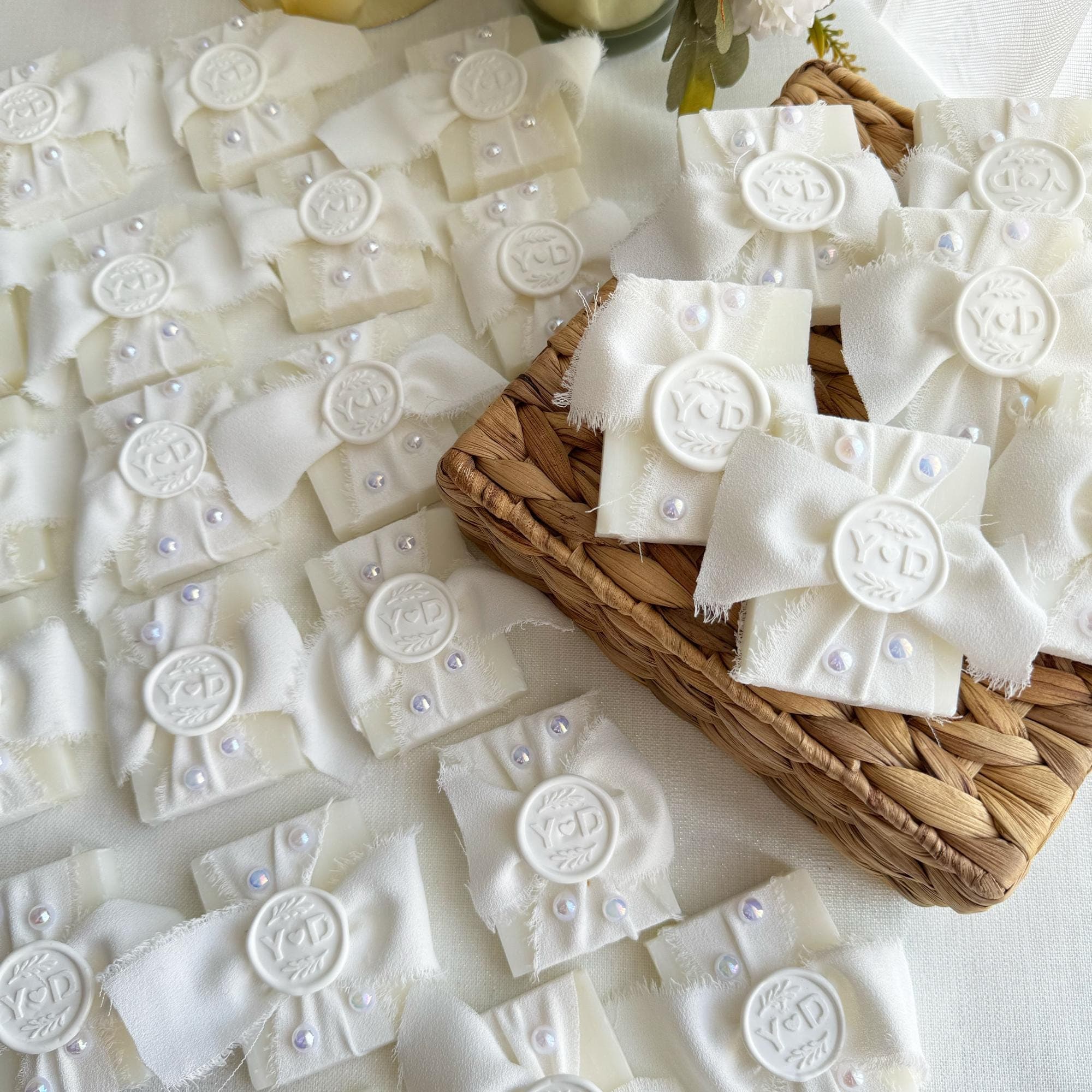 Handmade Pearl Wedding Soap Favors: Elegant Decorative Soaps - image 5