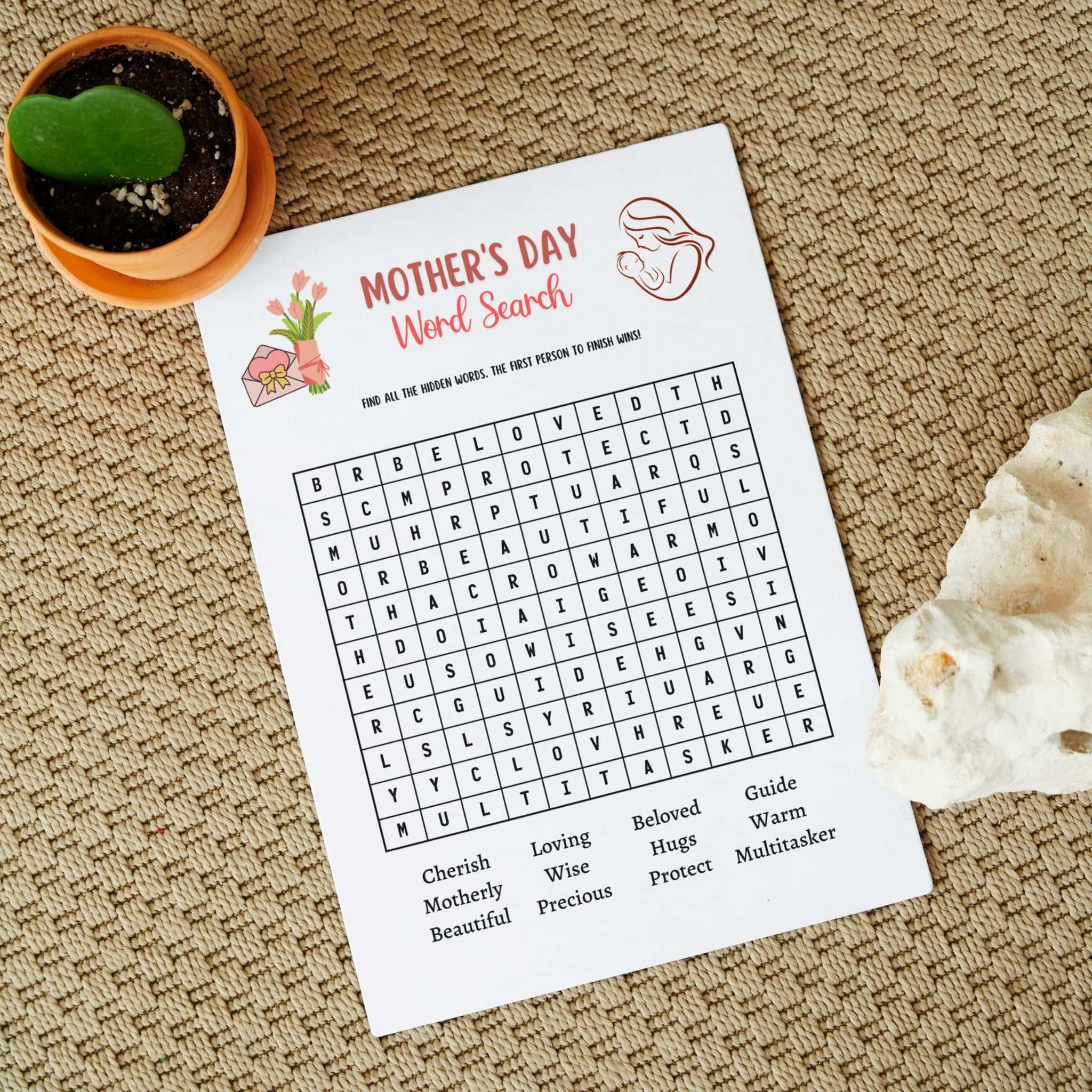 Mother's Day Games Bundle Printable, Mothers Day Game for Kids and Adults, Party Games, Family Games Night, Classroom Games, Mom Mama Trivia - image 5