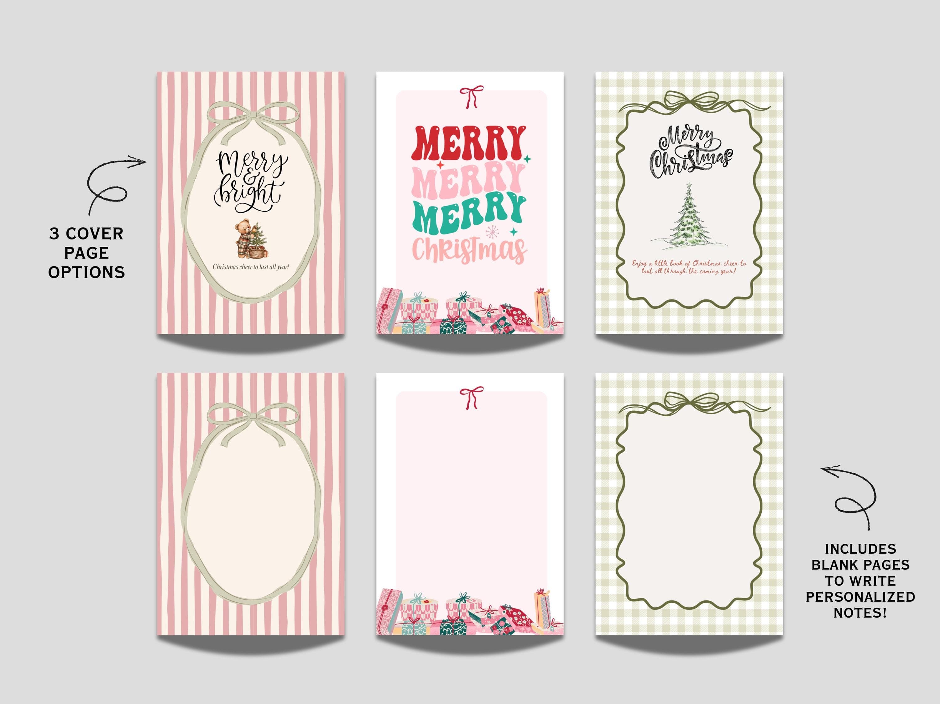 Christmas Gift Card Holder Book Printable, Use When Xmas Present for Teens College Students Adults Instant Download - image 3