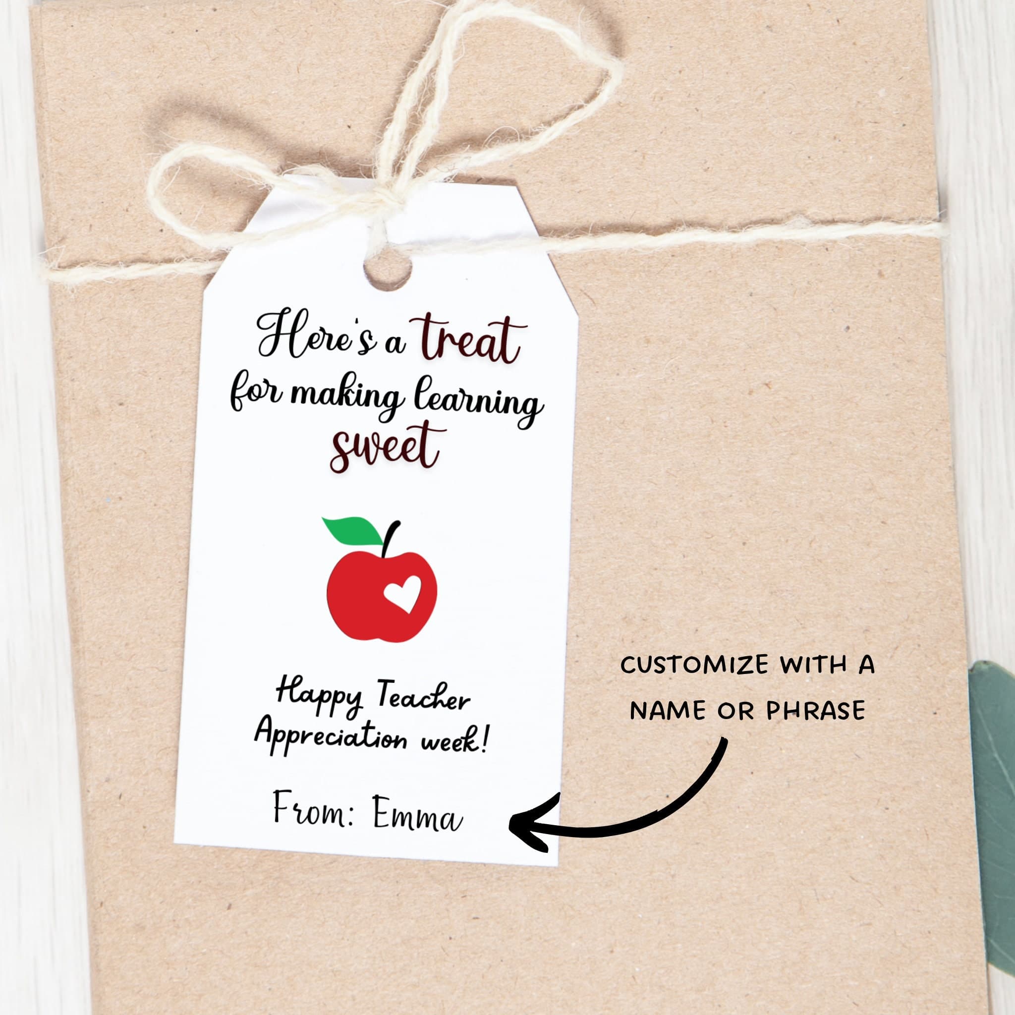 Teacher Appreciation Gift Tags Editable, Printable Custom Thank You Gift Tags, Personalized Favor Treat Tags Staff Teacher Appreciation Week - image 3