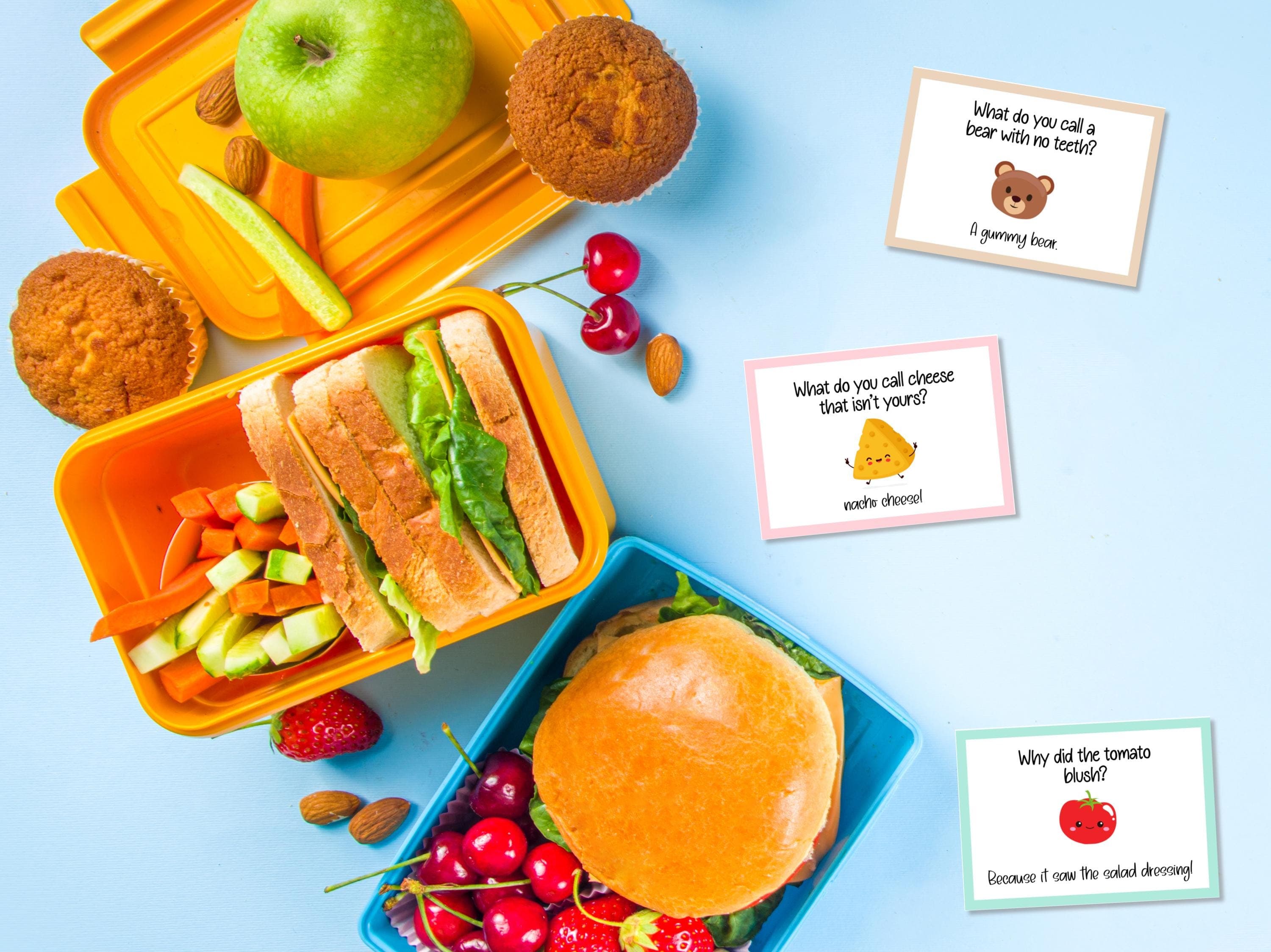 Lunchbox Jokes Cards for Kids Printable, Back to School Funny Lunch Box Notes Cute Teacher Resources Riddles Dad Jokes Digital PDF for Moms - image 5