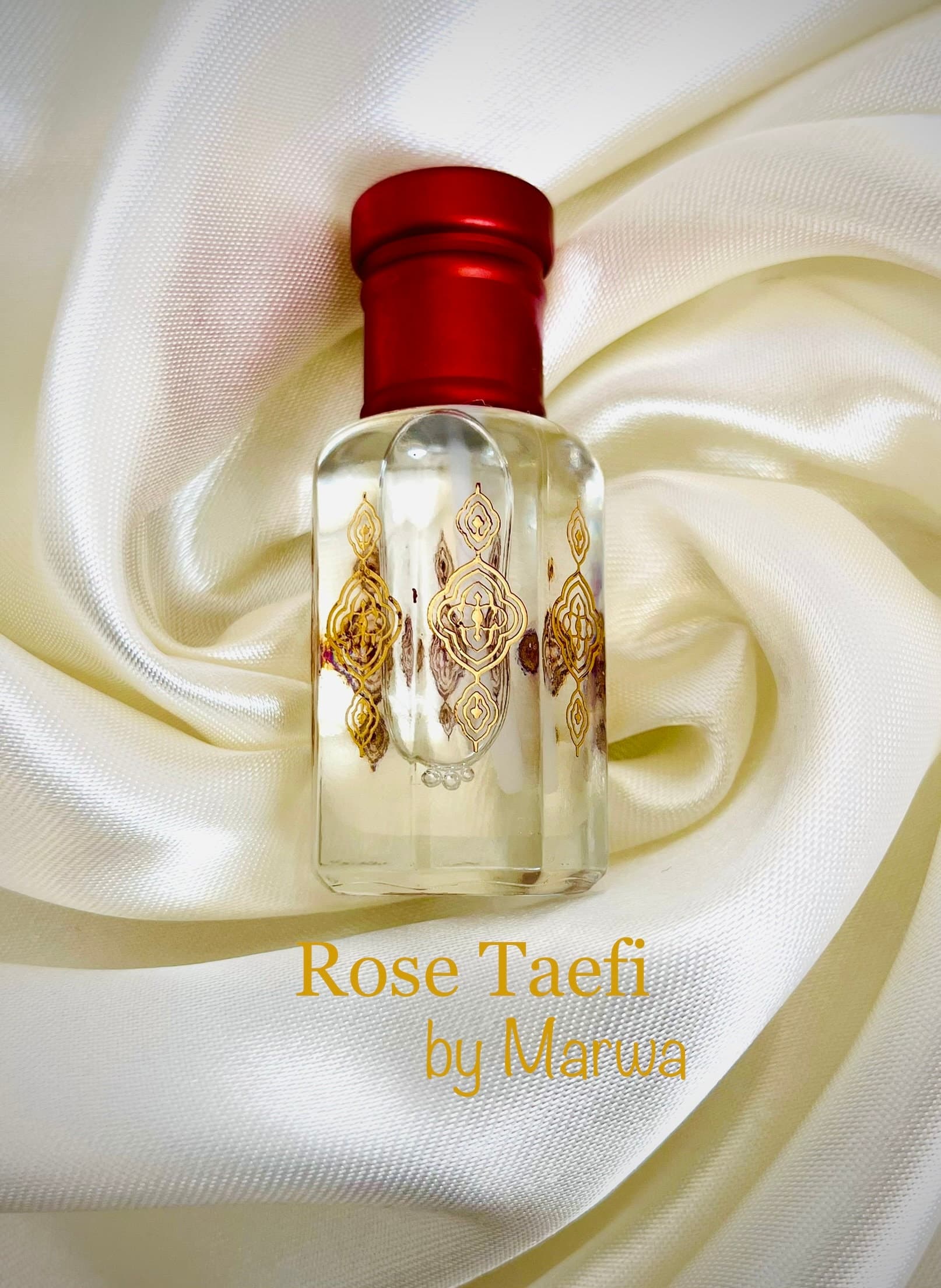 Rose Taefi Perfume Oil – Pure Distilled Attar | Alcohol-Free, Vegan, Halal, Long-Lasting Unisex Rose Fragrance