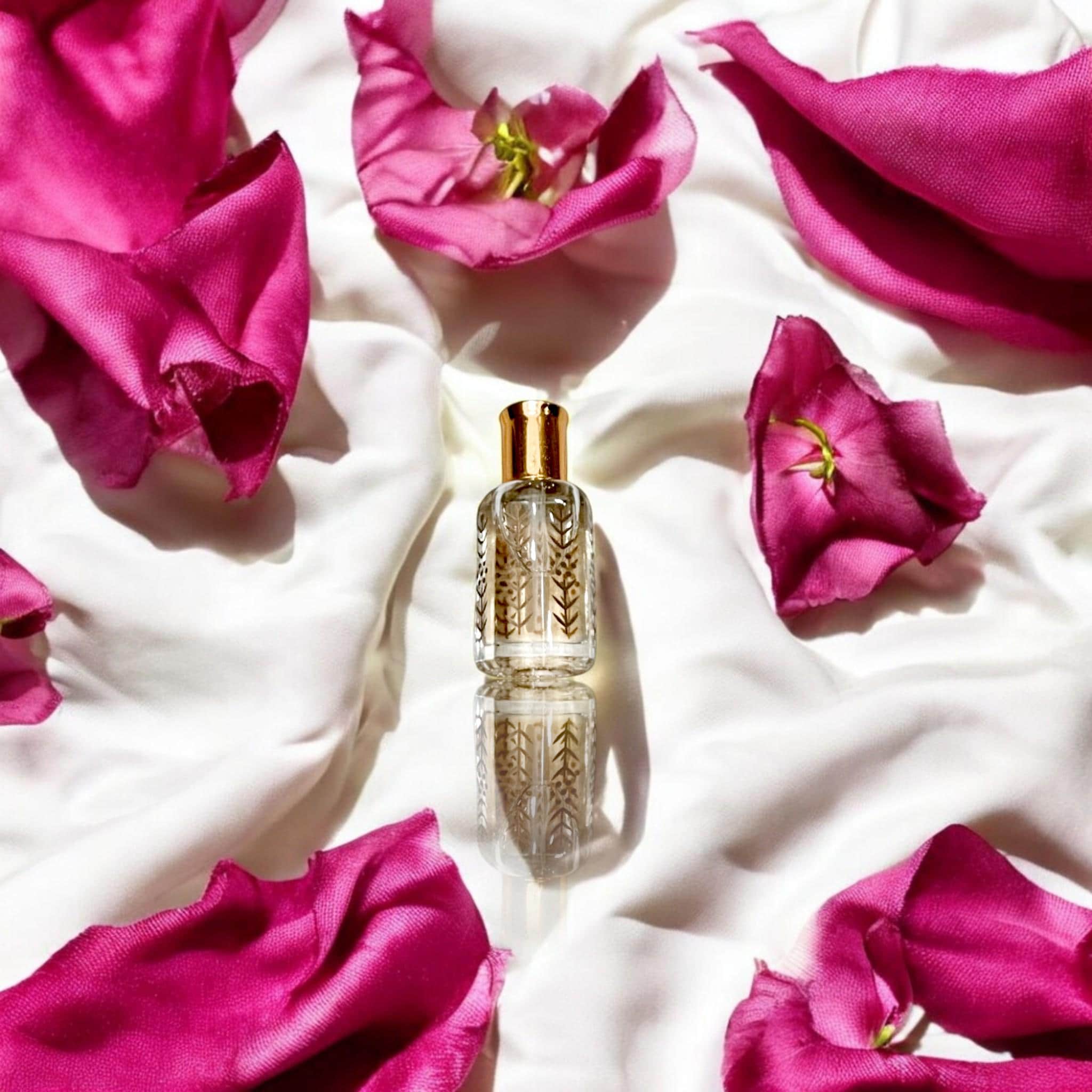 Musk Rose Perfume Oil: Alcohol-Free Floral Attar