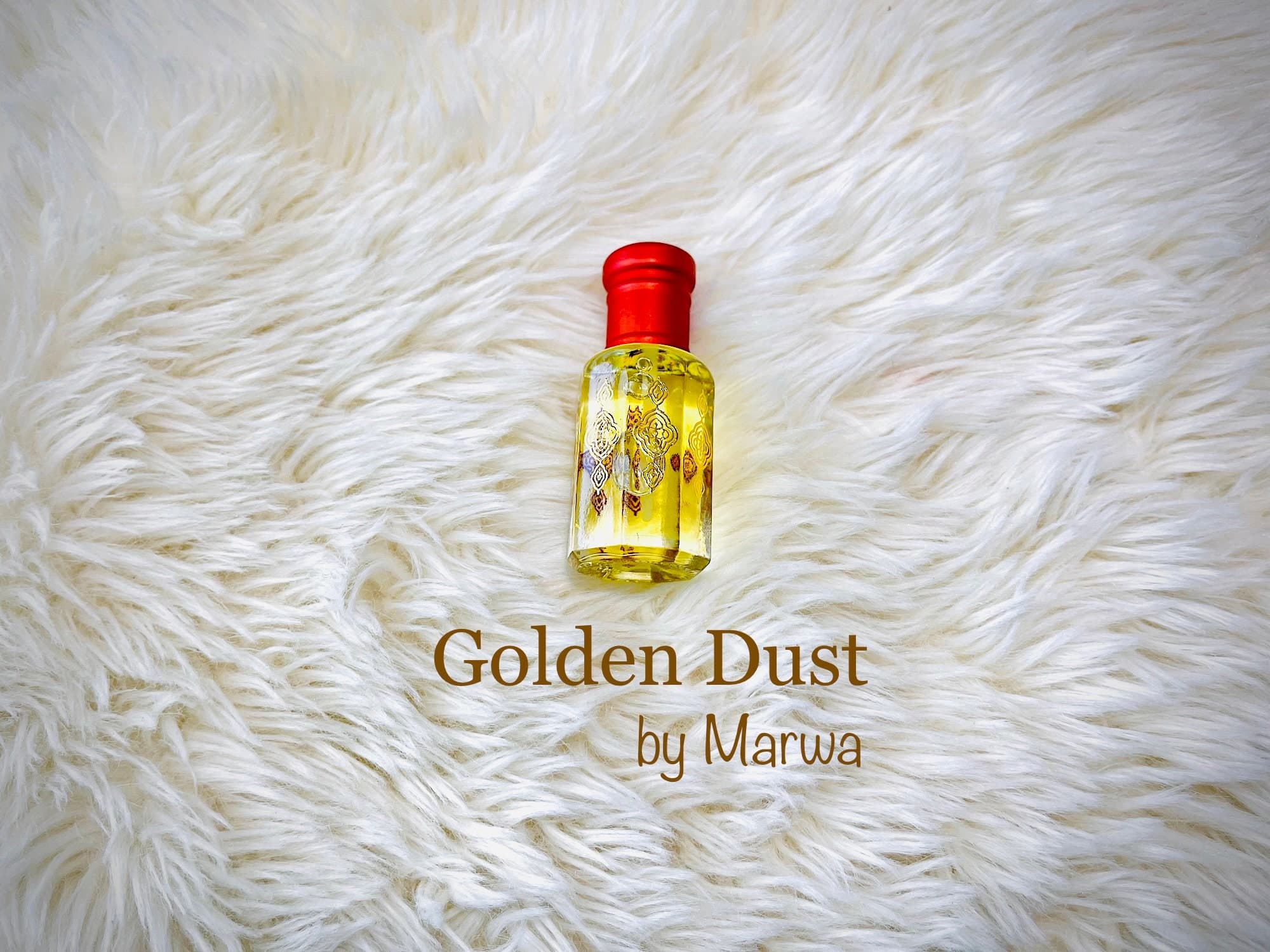Golden Dust Perfume Oil: Floral Gourmand Scent, Alcohol-Free