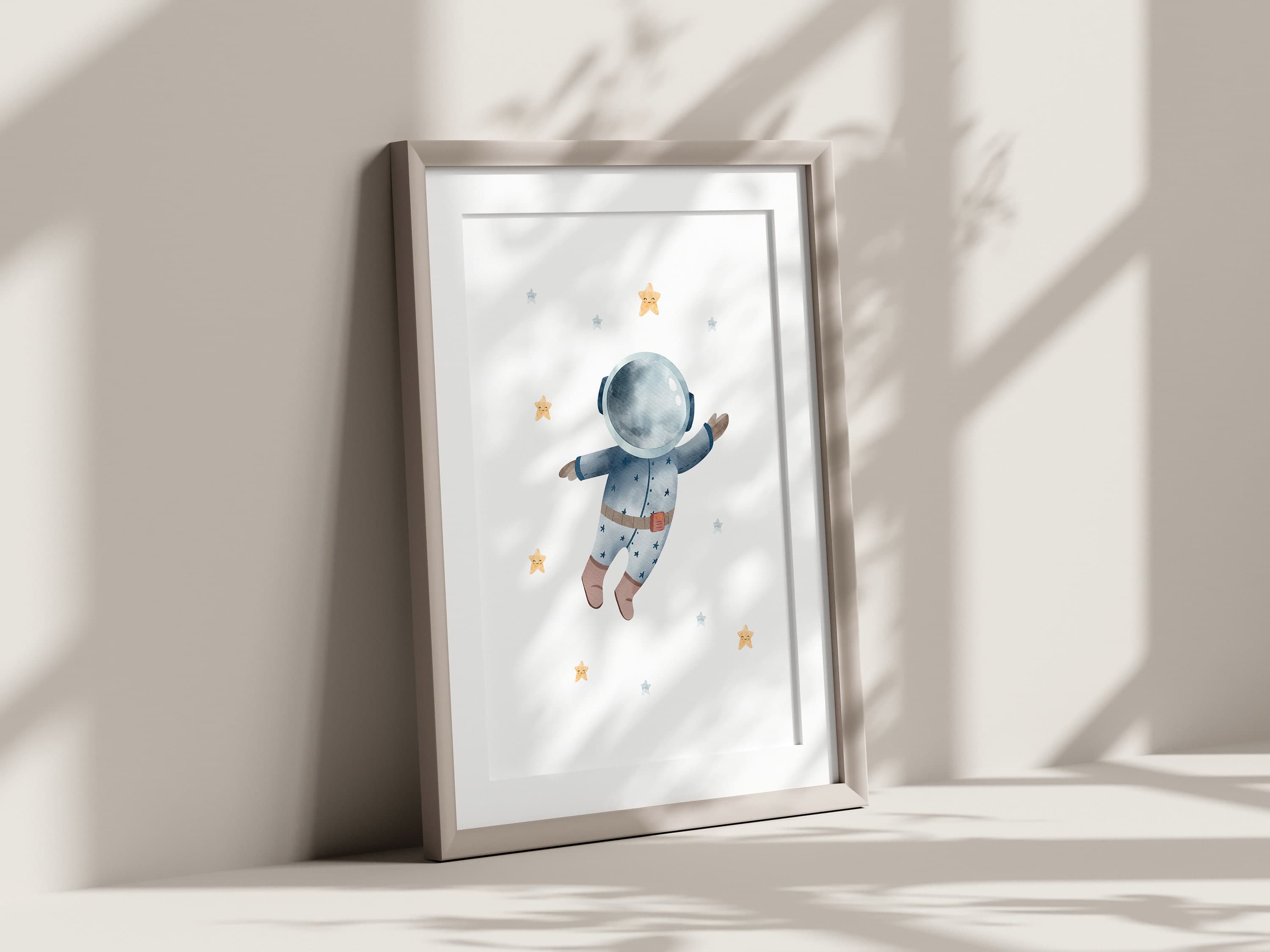 PSALM 147:4 Outer Space Decor Set of 3 Boys Room Art Space Theme Room - image 3