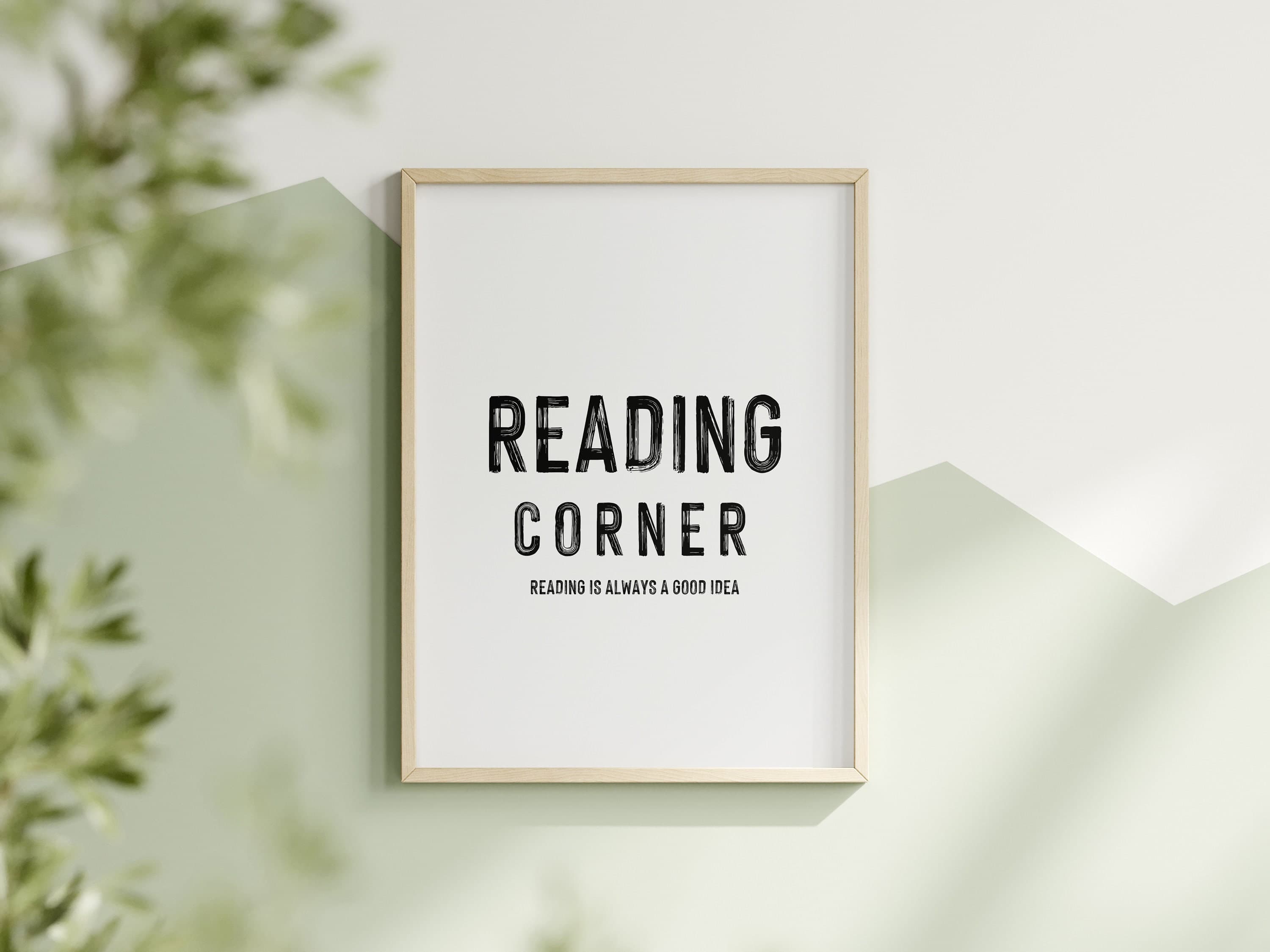 Reading Corner Set of 6 Wall Art for Kids Room Decor Montessori Printables Black and White Book Lover Gift - image 4