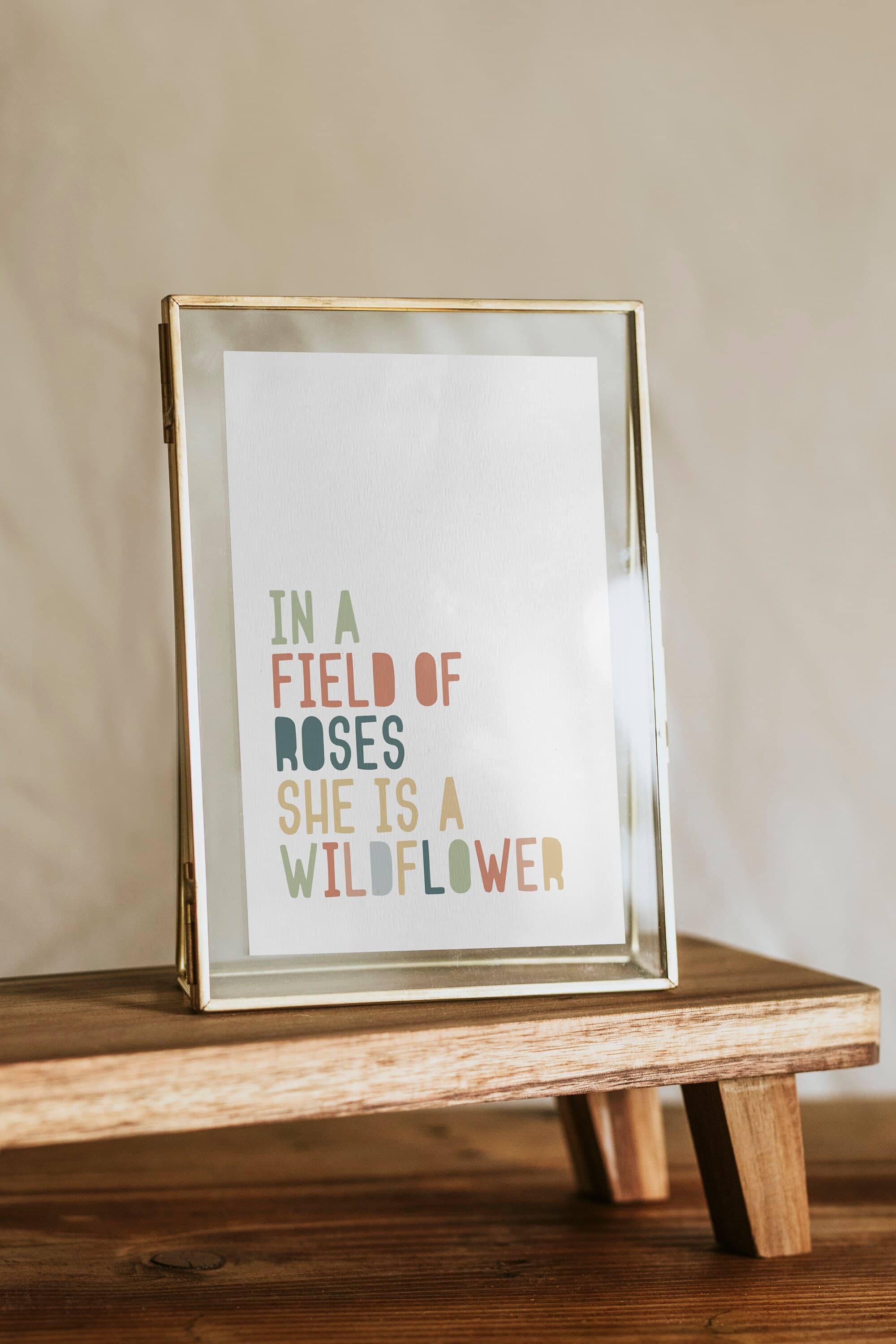 Wildflower Nursery Quote Art Girls Room Printable Decor Floral Baby Wall Art Digital Download Whimsical Home Decor - image 4