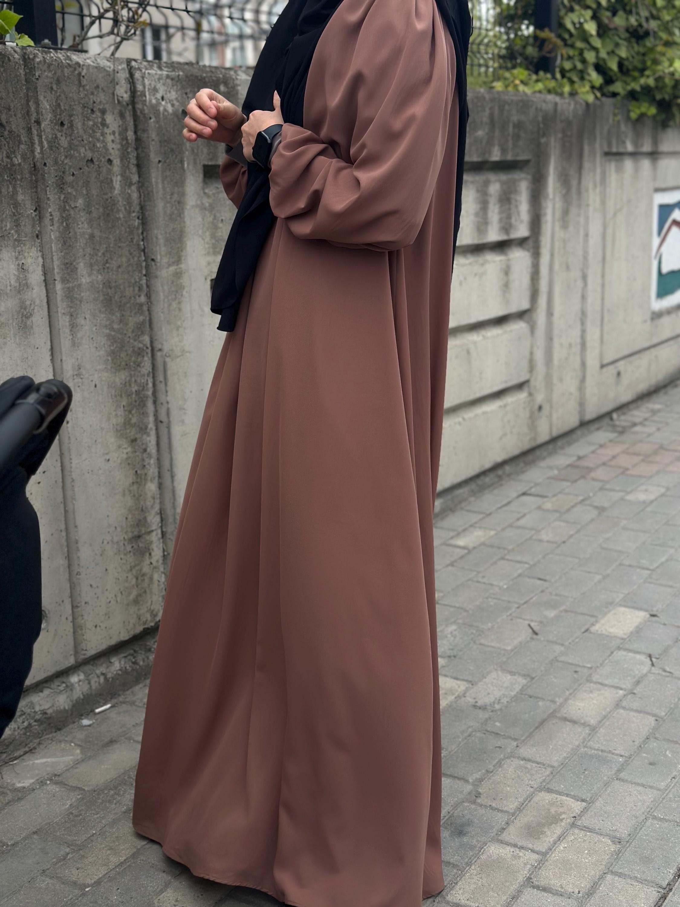 Abaya Set Hijab Khimar | Loose Extra Wide Skirt Balloon Sleeve | Lightweight Breathable Summer | Ramadhan Eid Nikah Birthday Gift | ALHISHMA - image 5