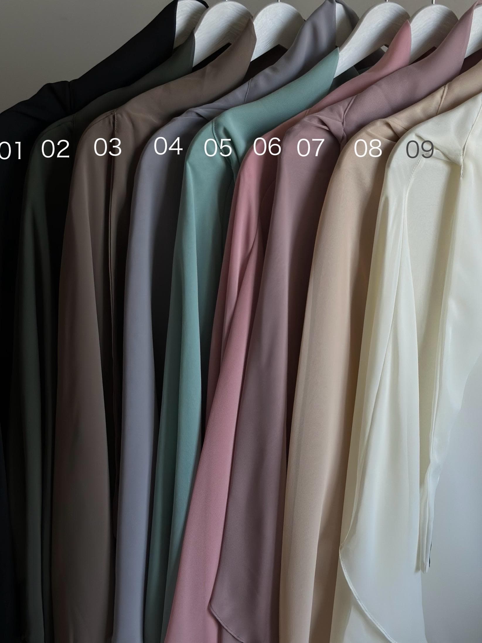 Three Layer Oval Khimar Chiffon Hijab | Islamic Gift Eid Nikah | Niqab Ultra Soft Breathable Drapey Lightweight - image 3