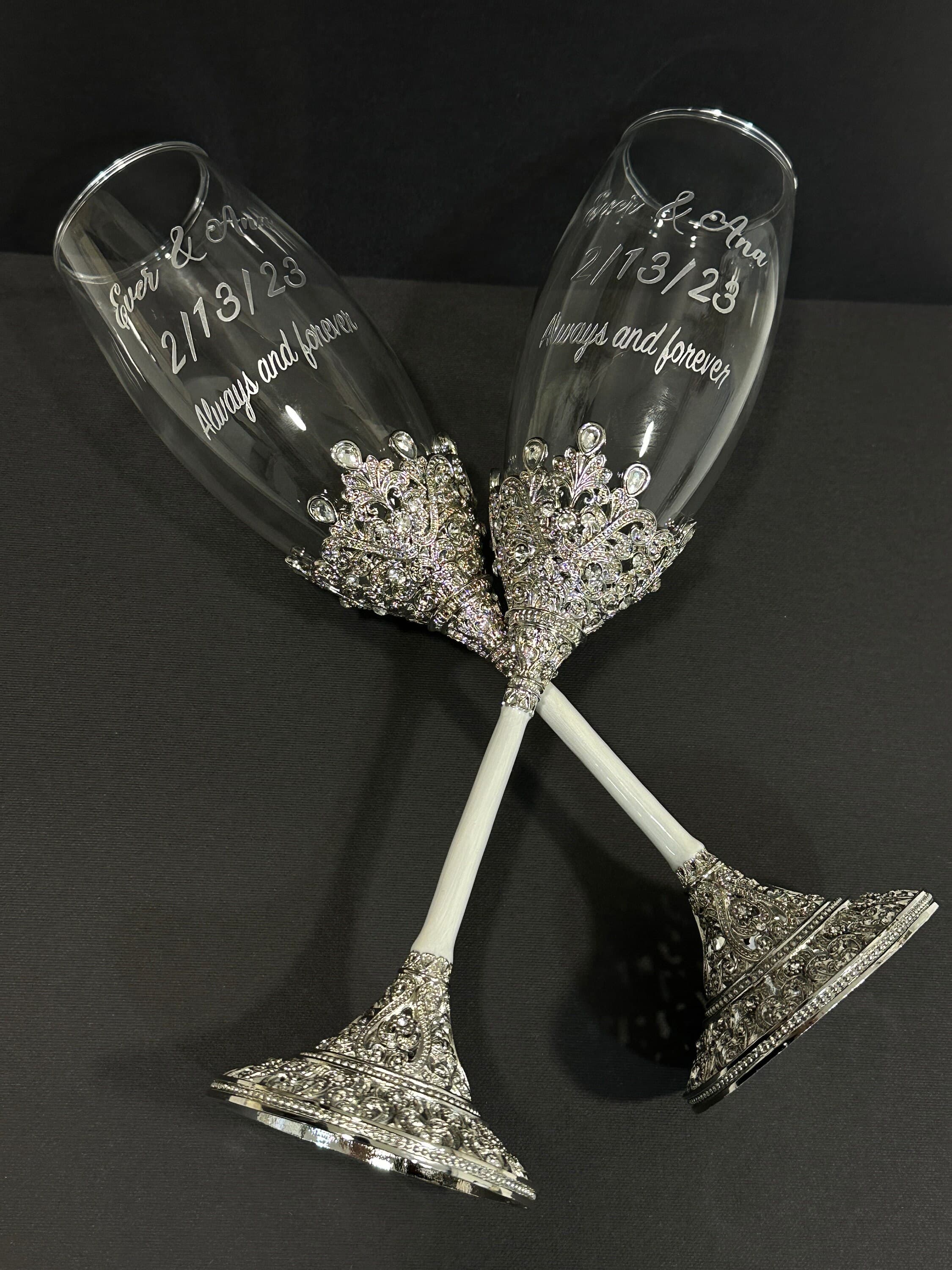 Wedding Flute Glass Set. - image 3