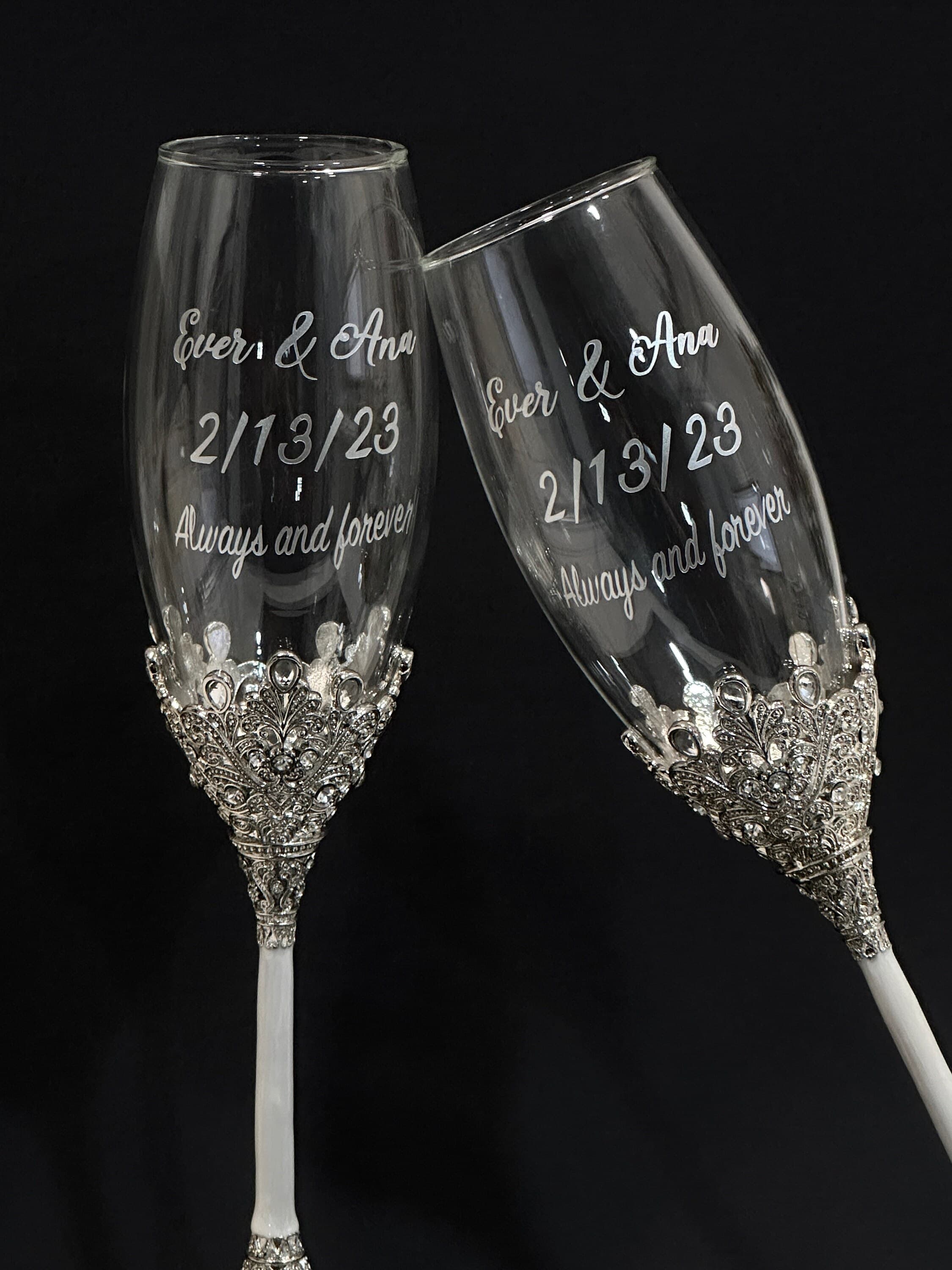 Wedding Flute Glass Set. - image 4