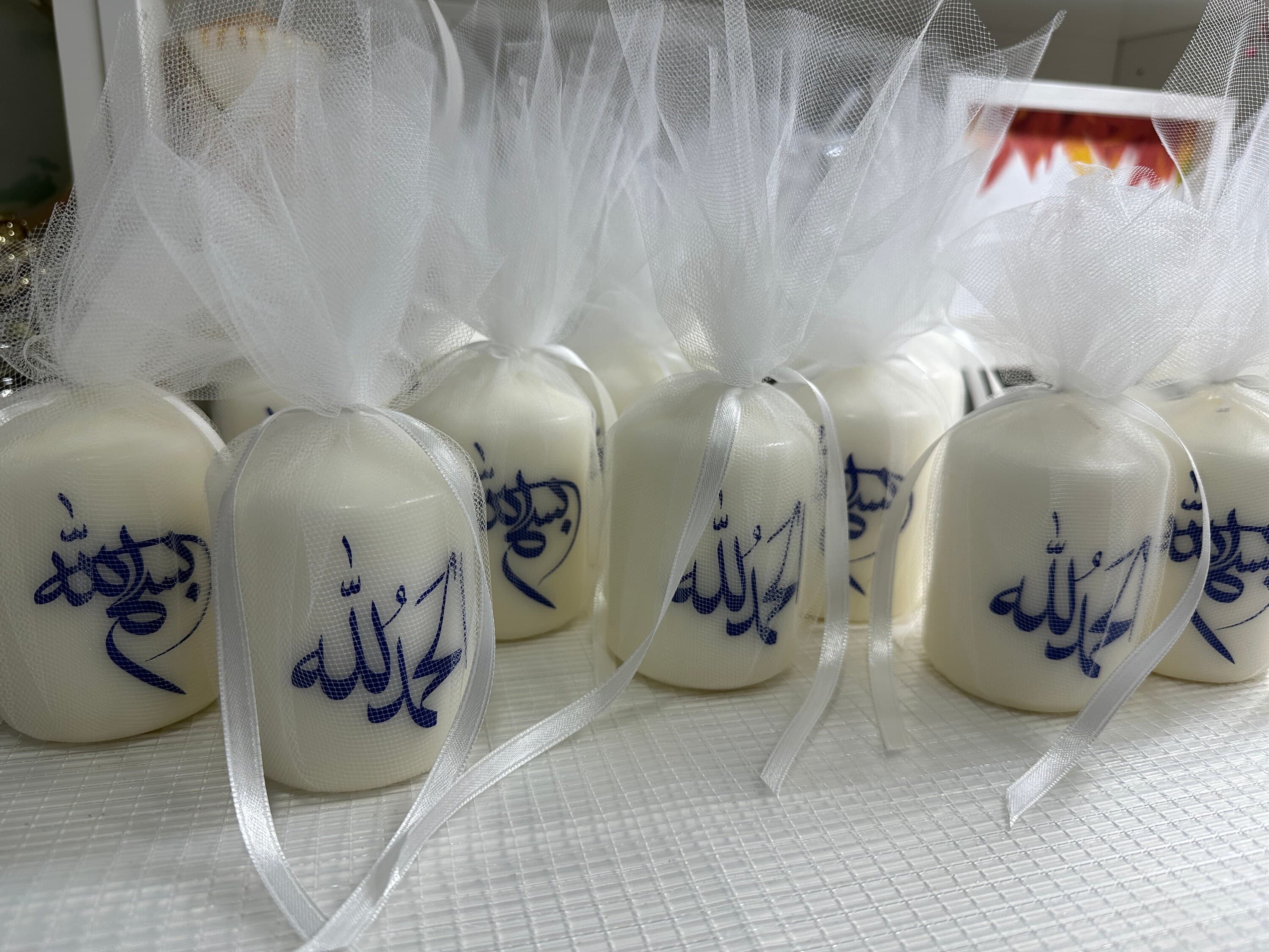 Nikkah Candles/Wedding/Ameen/Baby shower/Party Favors Candle