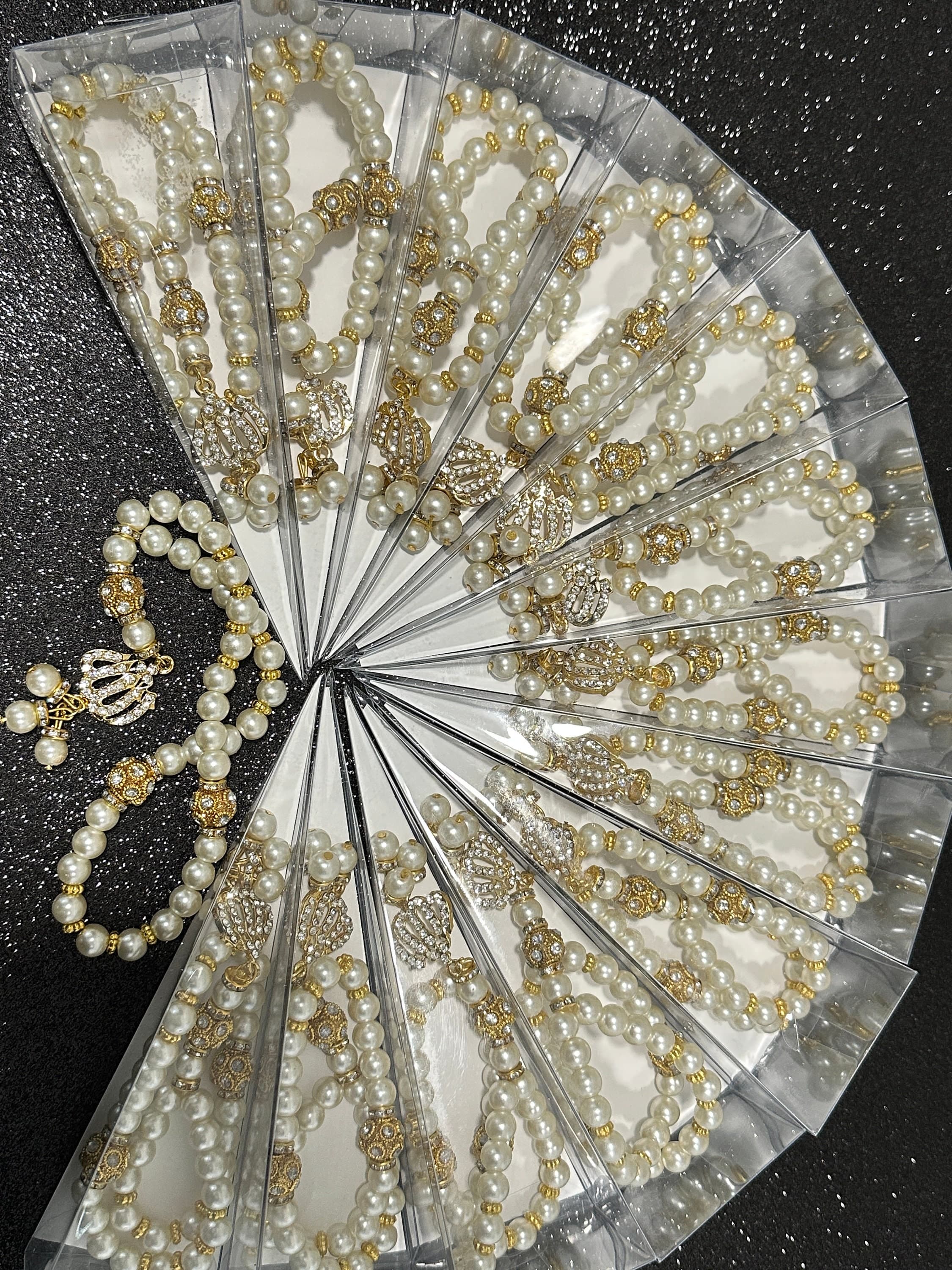 Tasbih/Pearl Prayer Beads/ Islamic Wedding/Nikah Favors (33 Beads) - image 5