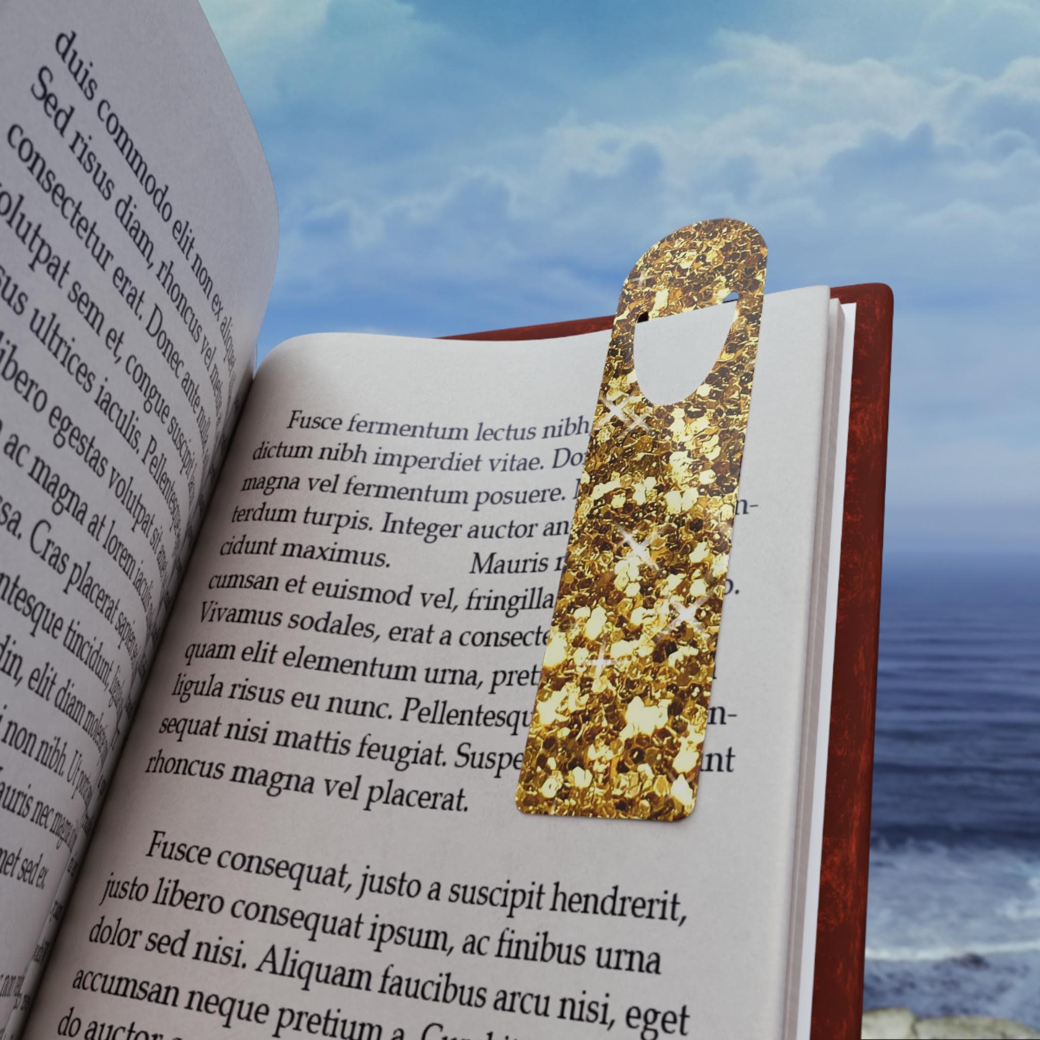 Gold & Silver Metal Bookmark: Elegant Reader Gift - image 3