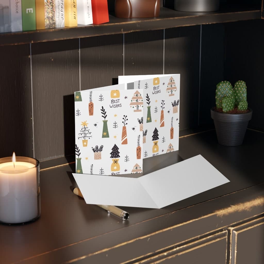 Christmas Greeting Cards with Envelopes (8, 16, 24 Pcs)