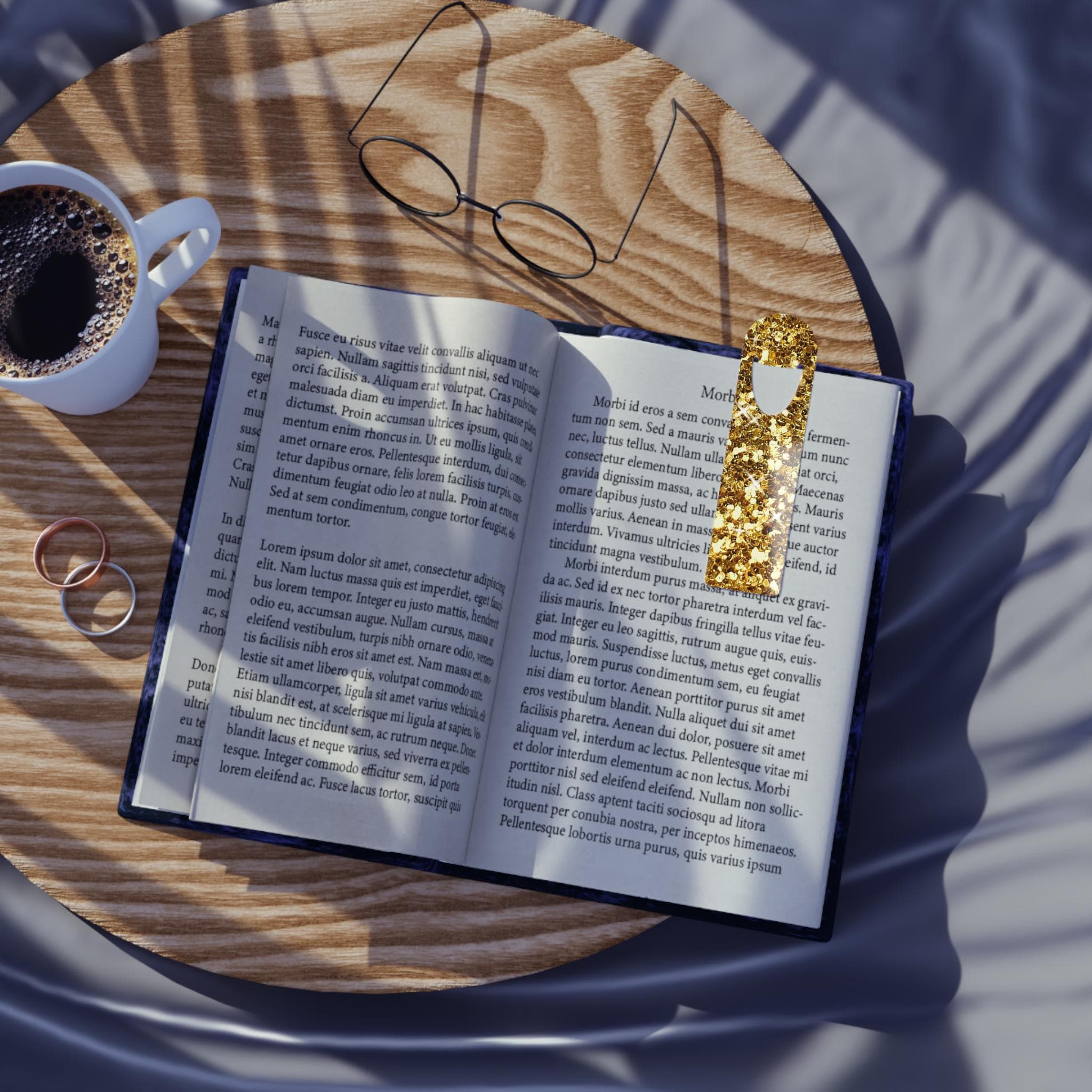 Gold & Silver Metal Bookmark: Elegant Reader Gift