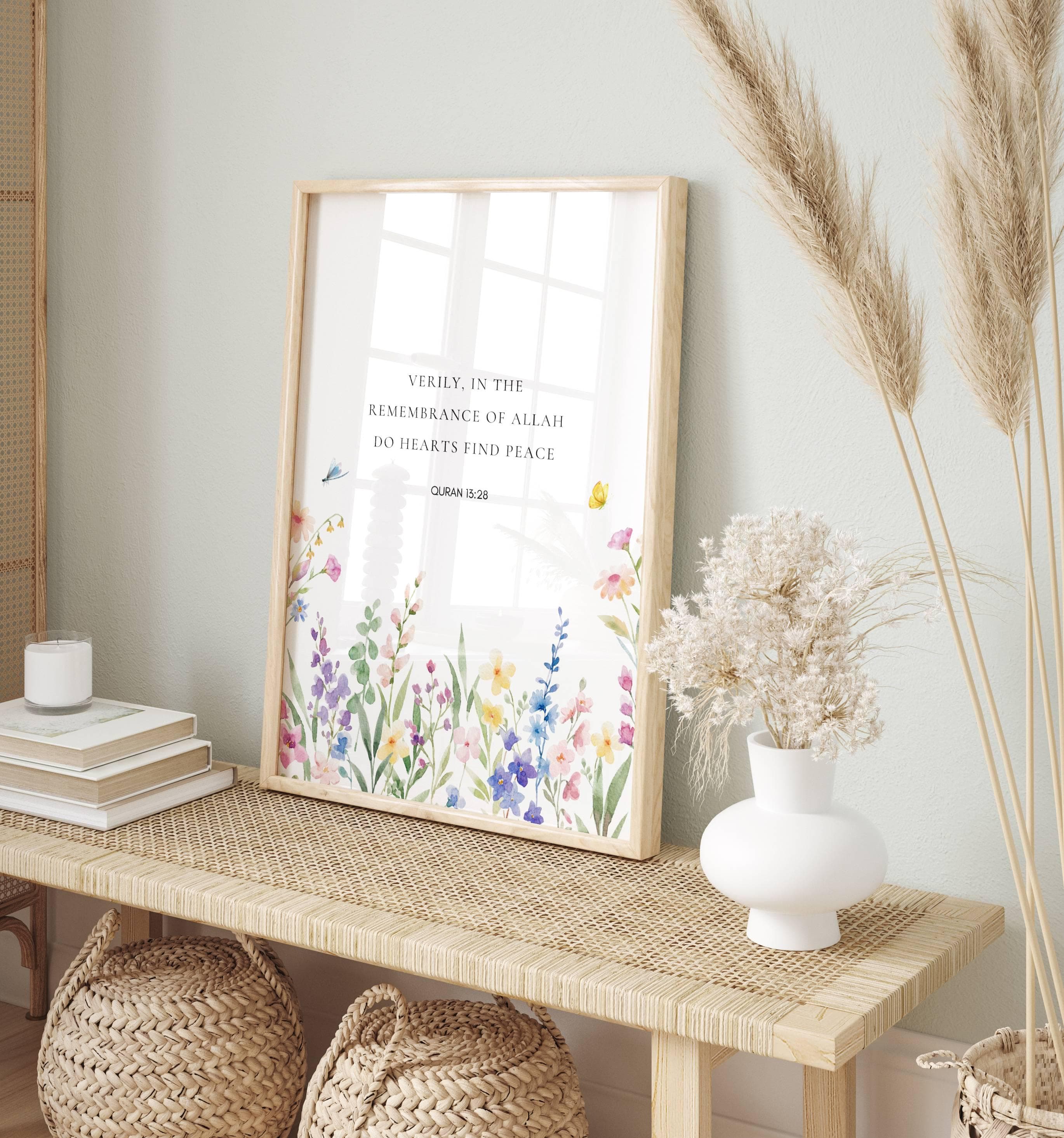 This beautiful Islamic Wall Art will be a perfect addition to your home decor.