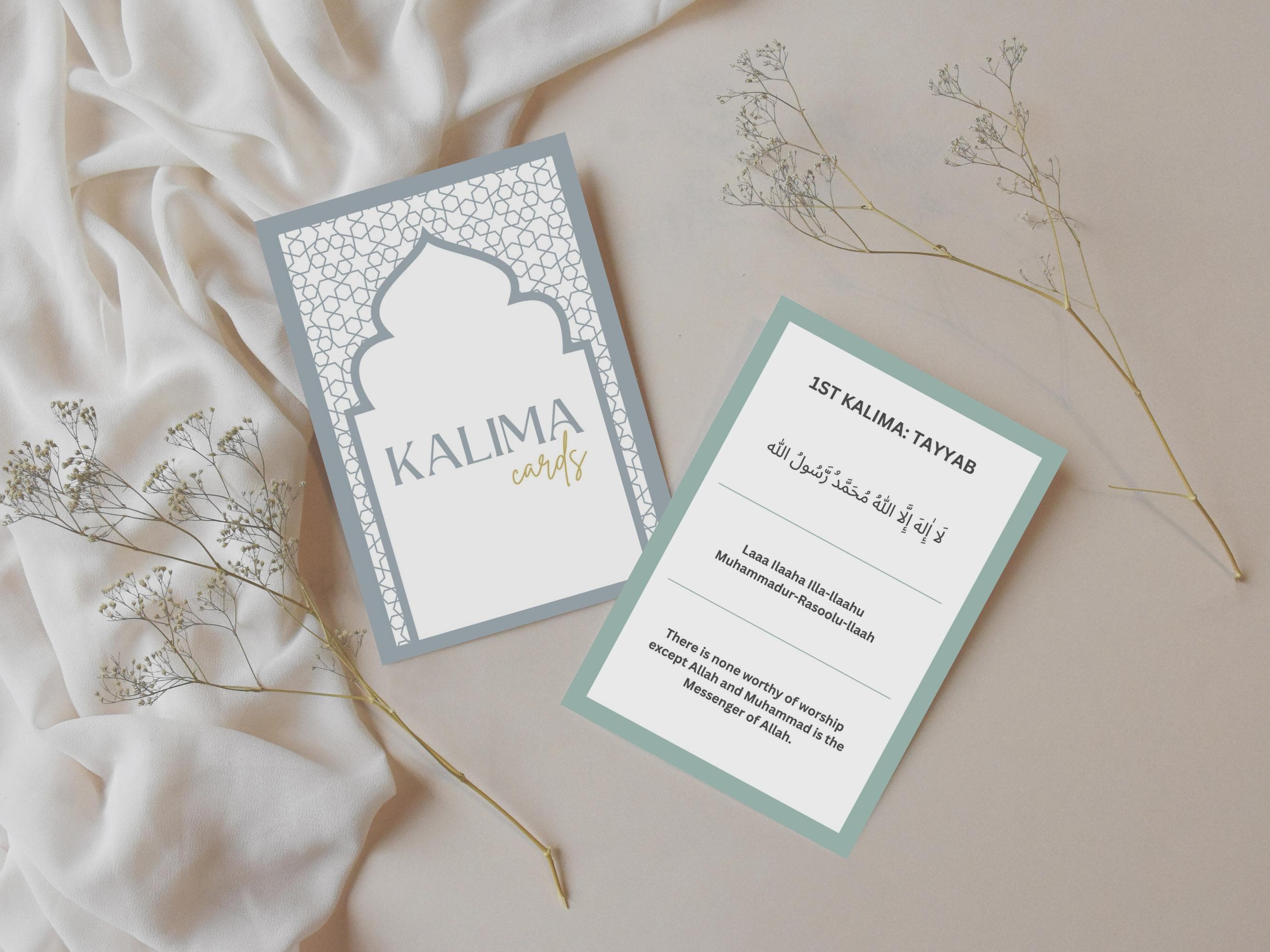Kalima Flashcards, The Six Kalimas, Kalima of Islam, Kalima Flashcard PDF, Kalimas for Kids, Kalima Book, Printable Kalima, Muslim Education