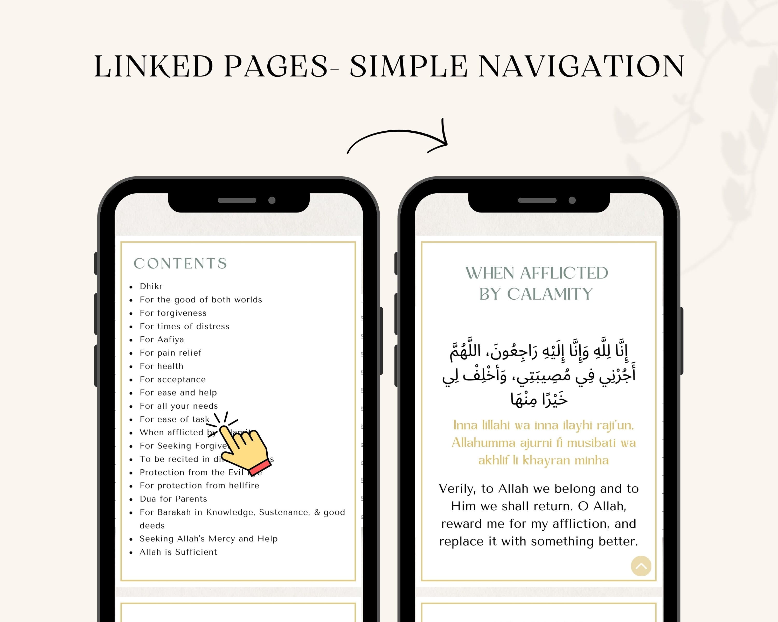 Strengthen your connection with Allah and deepen your spiritual practice with these Digital Daily Duas and Dhikr Cards. Each card is beautifully designed with a minimalist style.