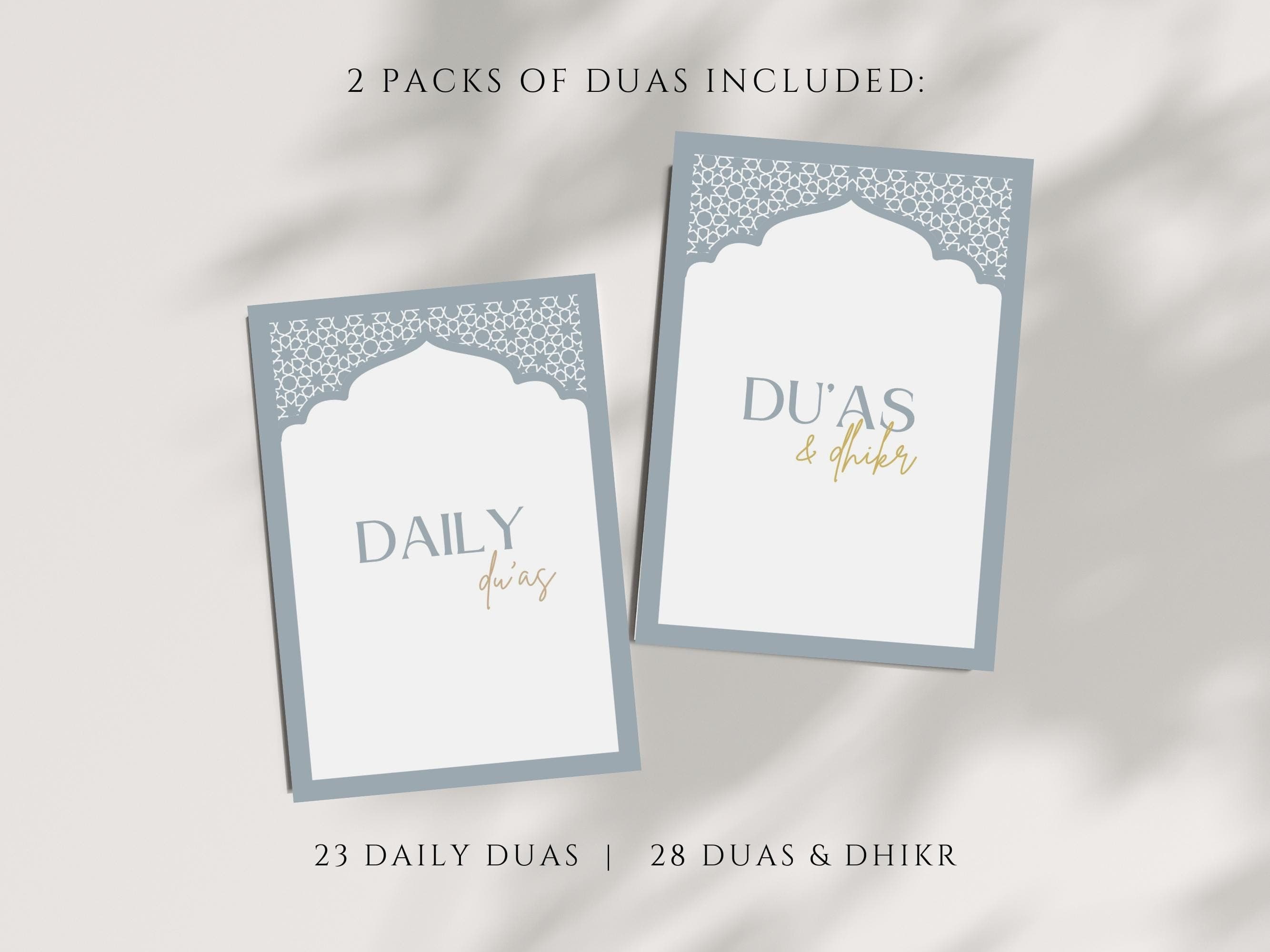 Strengthen your connection with Allah and deepen your spiritual practice with these Daily Duas and Dhikr Cards.