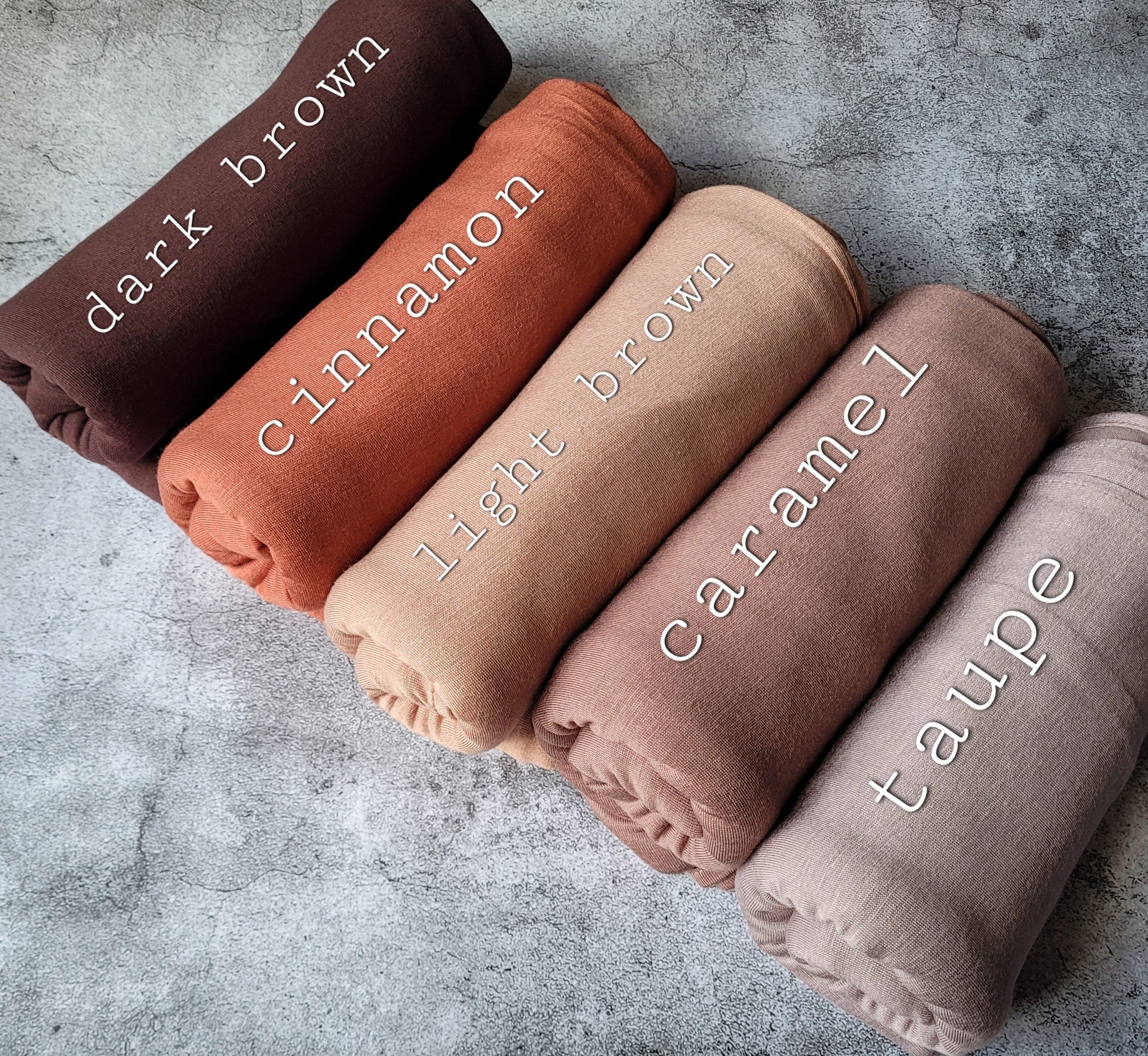 Hijab JERSEY LUXURY large scarf shawl headscarf  folded sewn edges headwrap premium quality Stretchy 180cm x 80cm gift for her eid gift