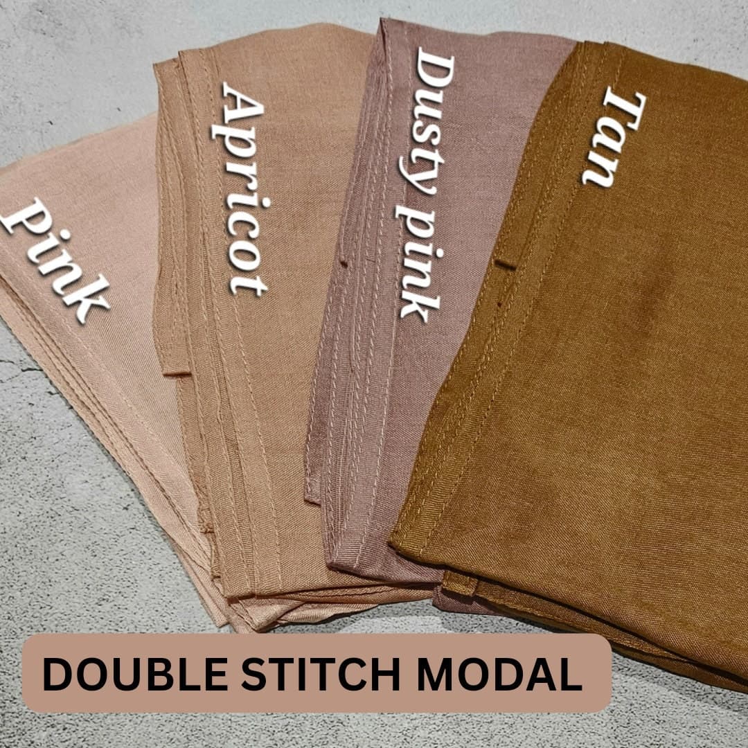 MODAL HIJABS premium double stitched edges gift for her hijab modal umrah gift eid gift premium hijabs