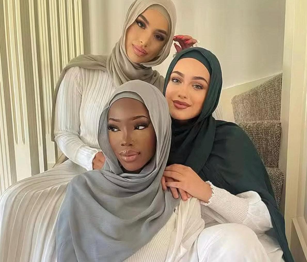 MODAL HIJAB & CAP set modal scarves and undercap jersey set shawl matching set premium dubai hijab emirati hijab gift set, jersey set