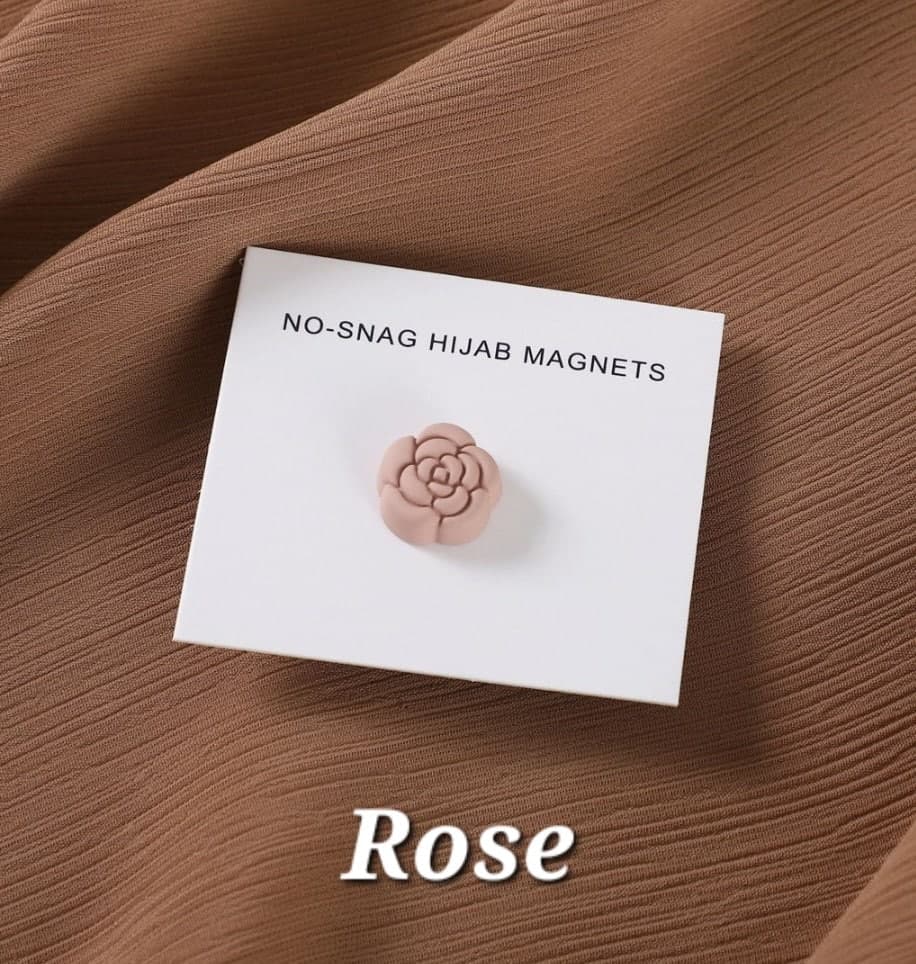 Hijab magnets Floral magnets clothes shawls extra strong shawl scarf scarves hijab pins, gift for her, magnet hijabs - image 4