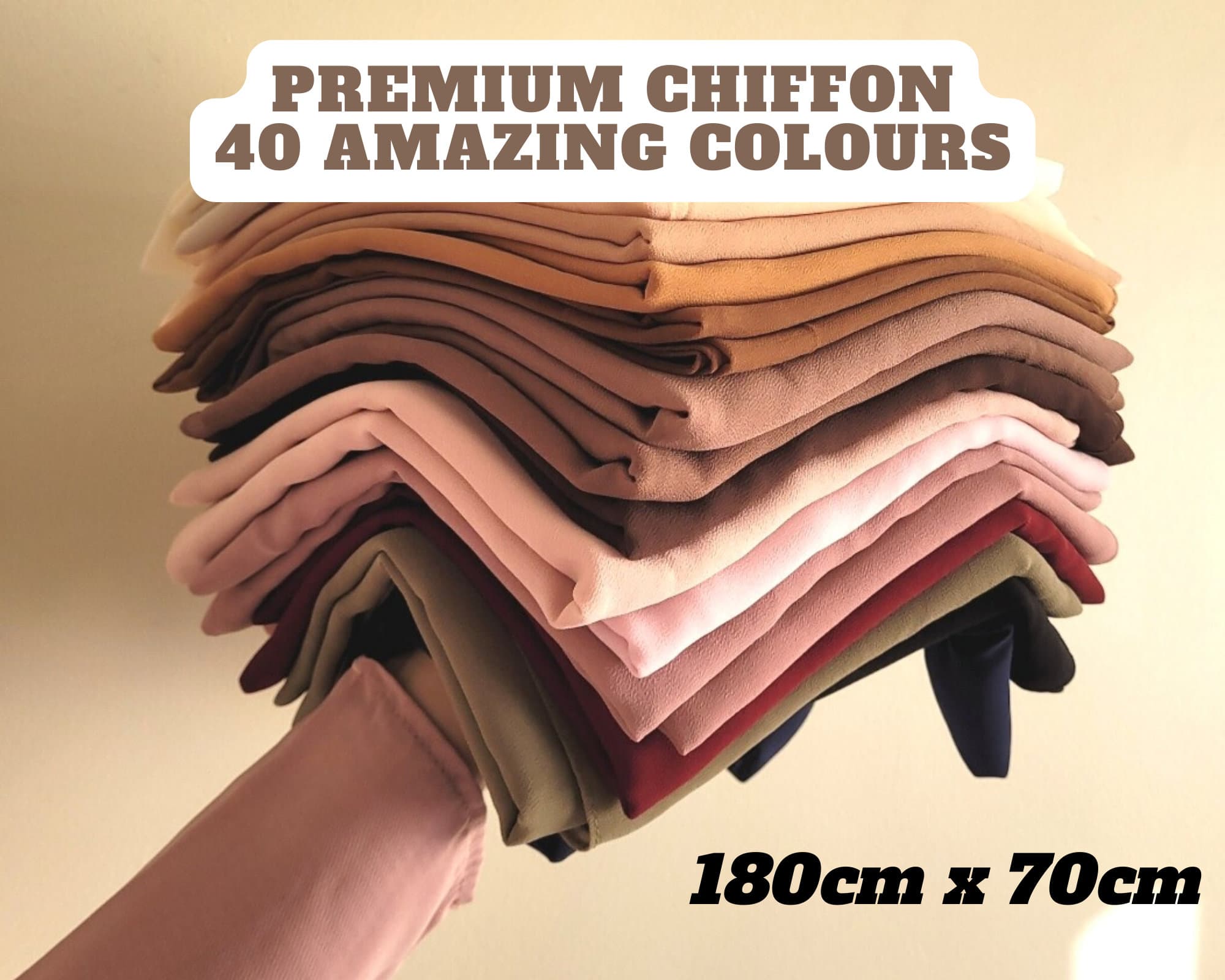 HIJAB Chiffon Scarves shawl Hijab, Dubai hijab,  Sarong Shawl Plain Wrap Georgette crepe hijab emirati headwrap gift for her Hijab set