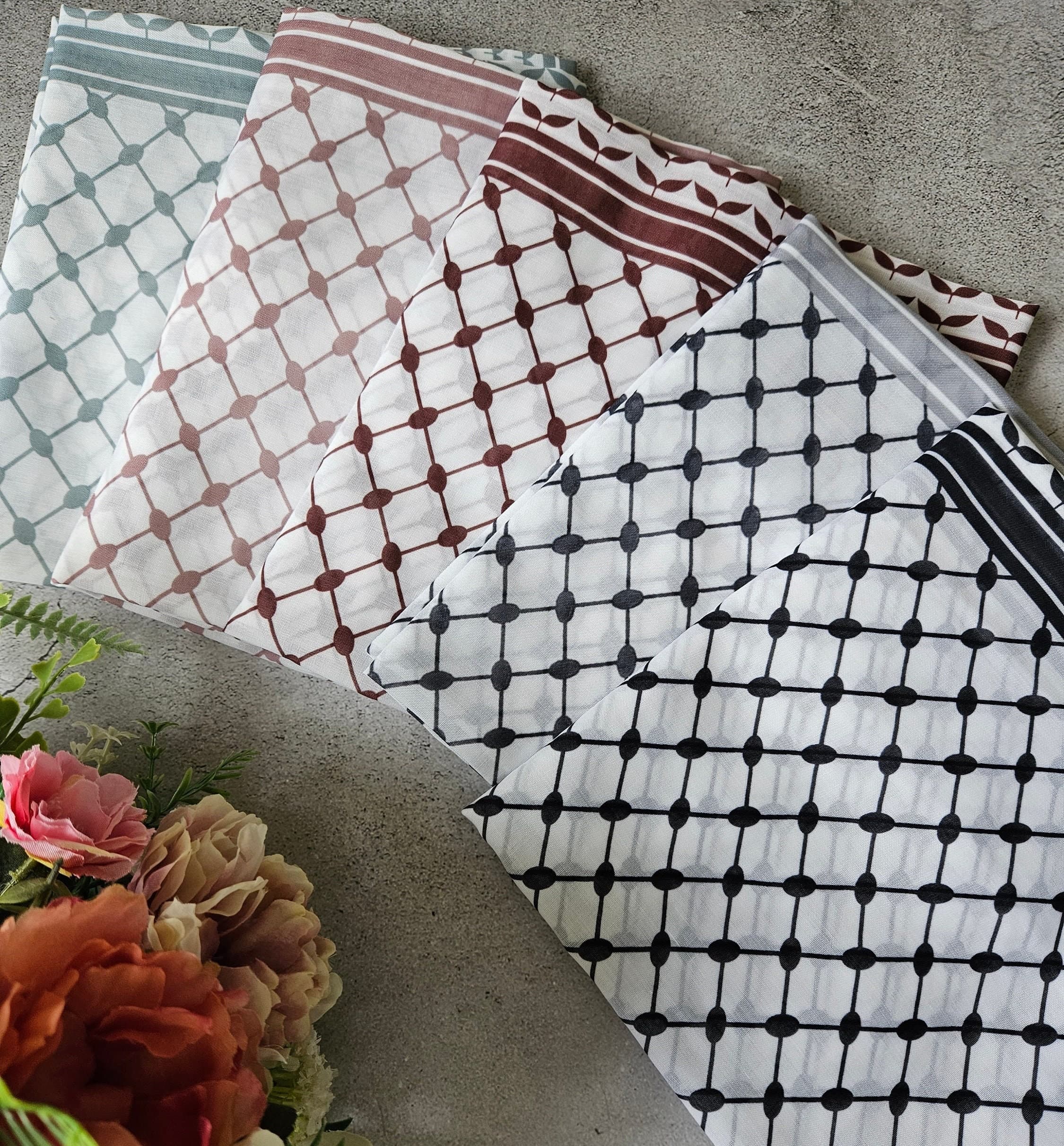 Keffiyah hijab modal hijab palestine free palestine keffiyah scarf hijab set