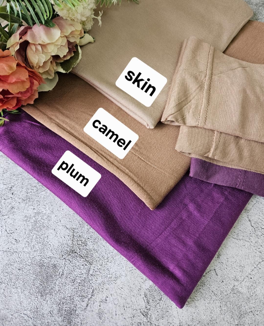 HIJAB & CAP set JERSEY scarves and undercap jersey set shawl matching set premium dubai hijab emirati hijab gift set, jersey undercap