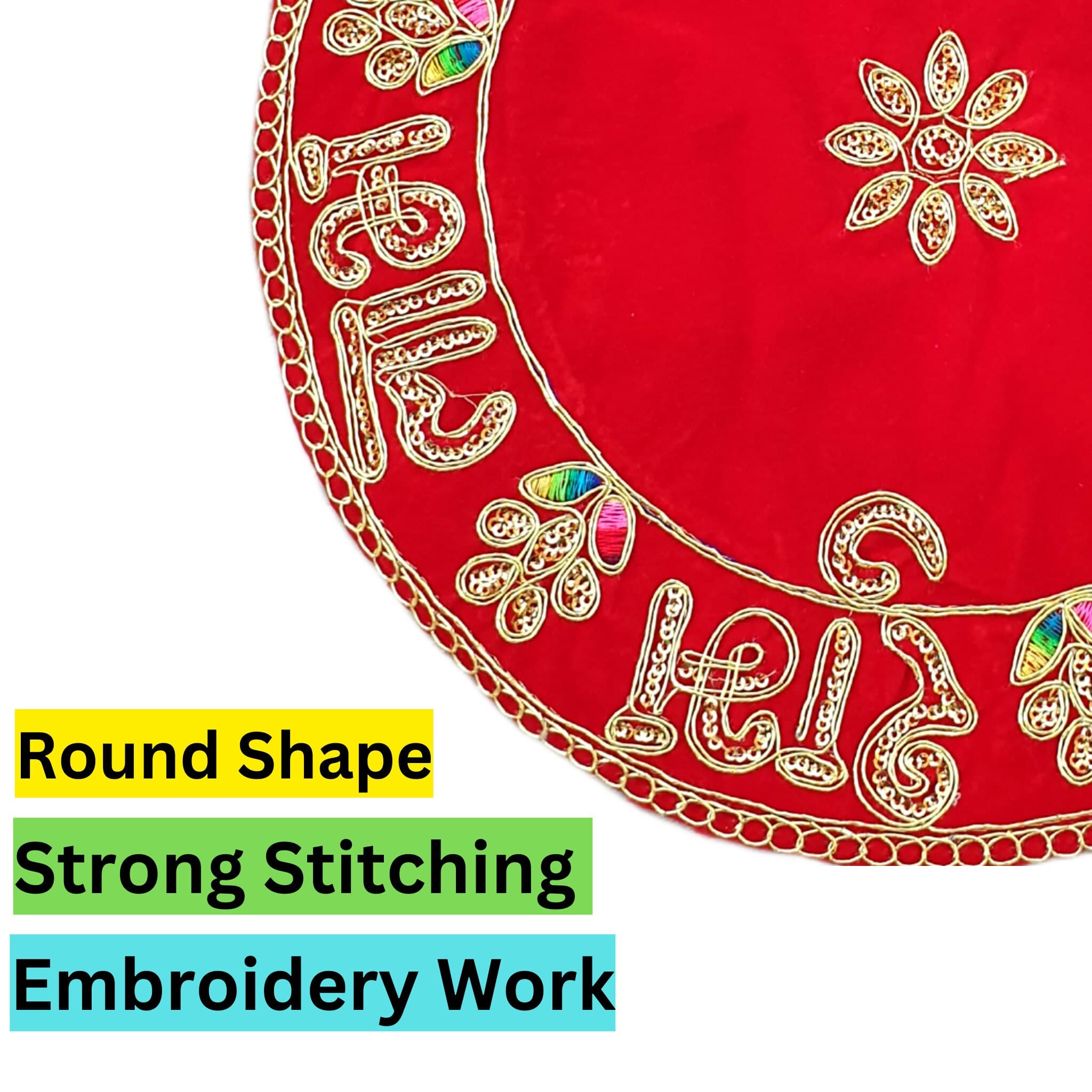 Pprayer mat,
pooja Items,
temple decor,
aasan,
blessings pooja room,
hindu goddess,
spiritual decoration,
indian handicrafts,
pooja thali cover,
round pooja cloth,
cmbroidery cloth,
altar cloth,
laddu gopal dress