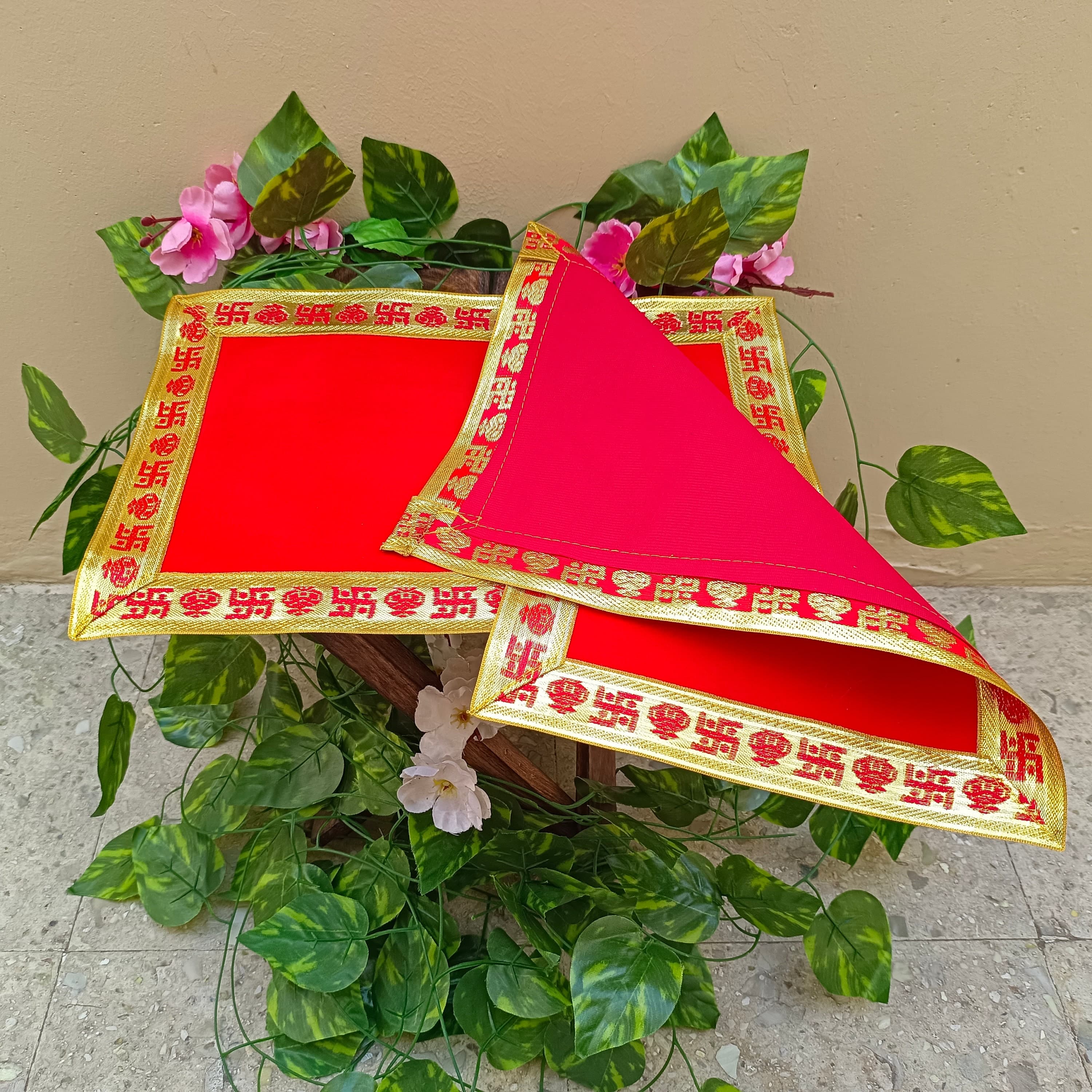 pooja aasan, pooja backdrop cloth, altar cloth, prayer mat, rugs, temple décor, pooja cloths, pooja décor, aasan for chowki, aasan, laddu gopal dress,
pooja accessories, pooja mandir