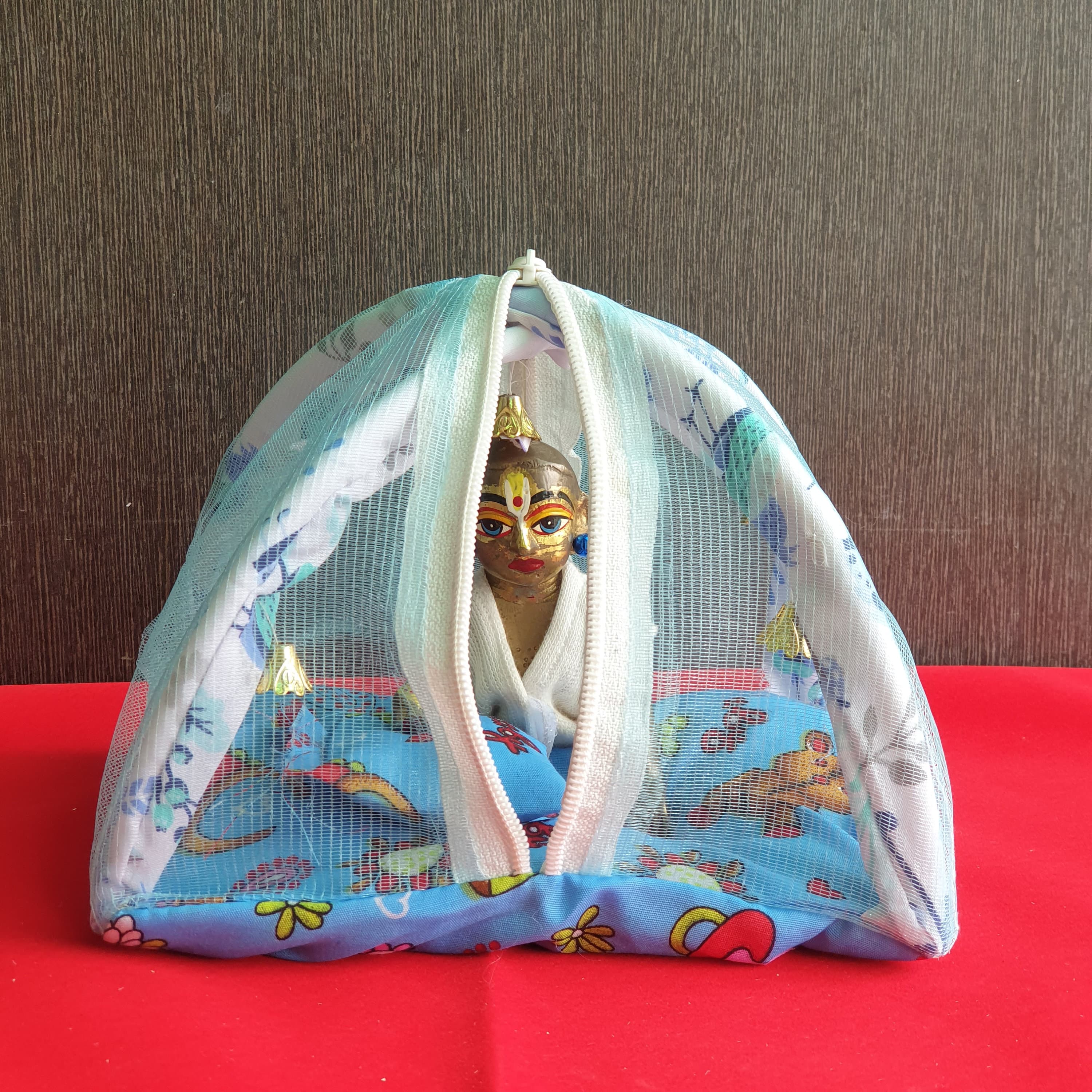laddu gopal dress,
poshak,
shringhar,
mosquito net,
gaddi,
mattress bed,
temple home decor,
radha Krishna,
kanha ji,
thakur ji shringhar