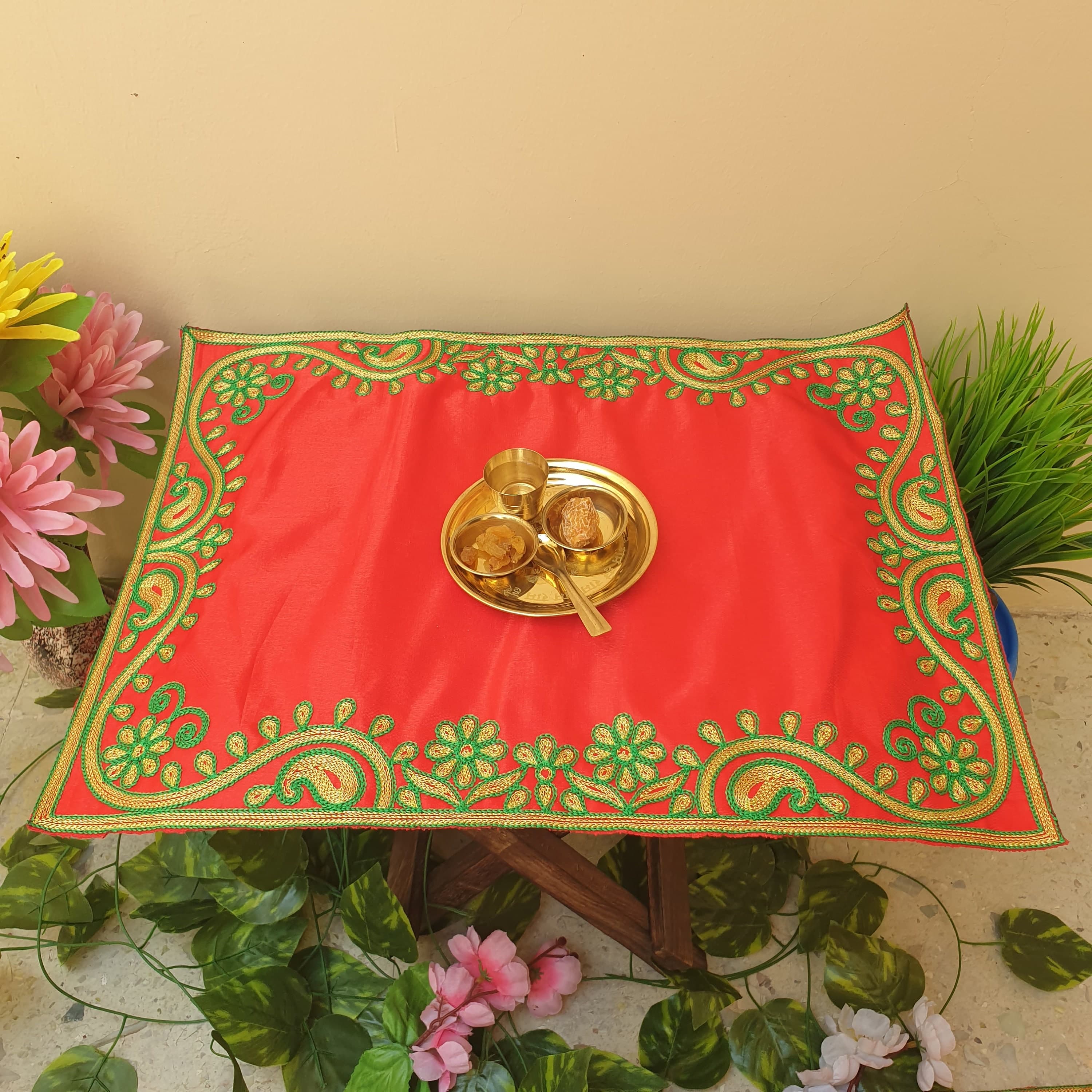 pooja aasan,
pooja backdrop cloth,
altar cloth,
prayer mat,
rugs,
temple décor,
laddu gopal dress,
pooja accessories,
pooja mandir,
pooja décor,
aasan,
embroidery cloth,
pooja thali,